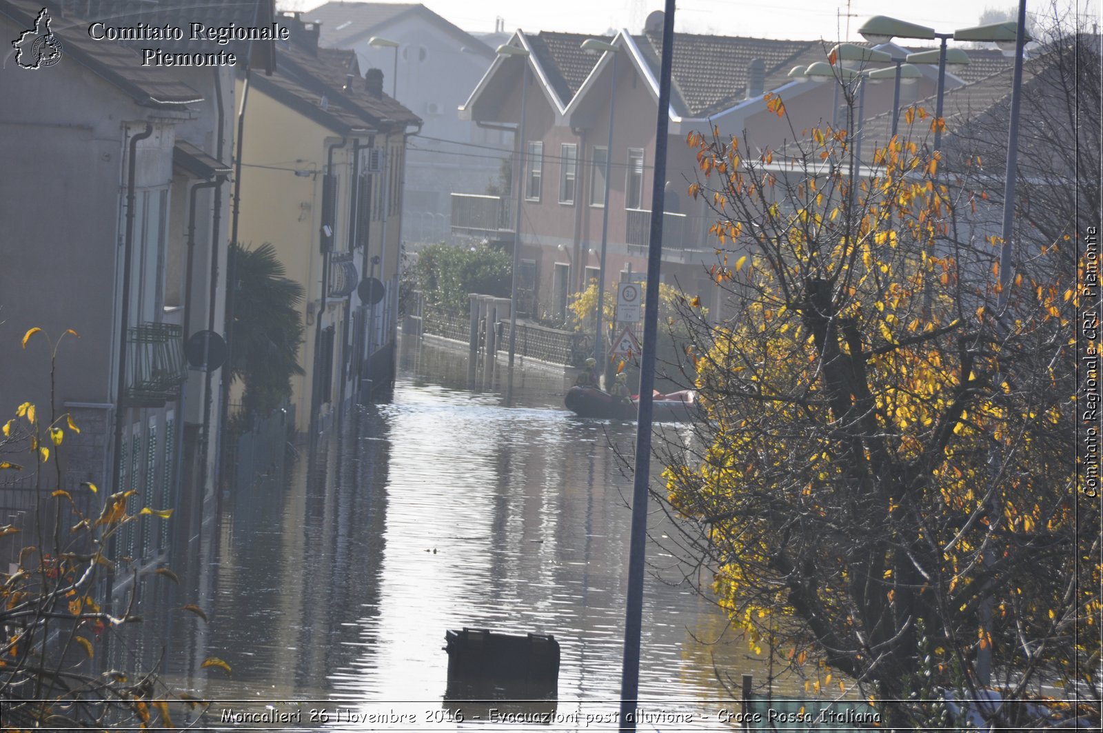 Moncalieri 26 Novembre 2016 - Evacuazioni post alluvione - Croce Rossa Italiana- Comitato Regionale del Piemonte