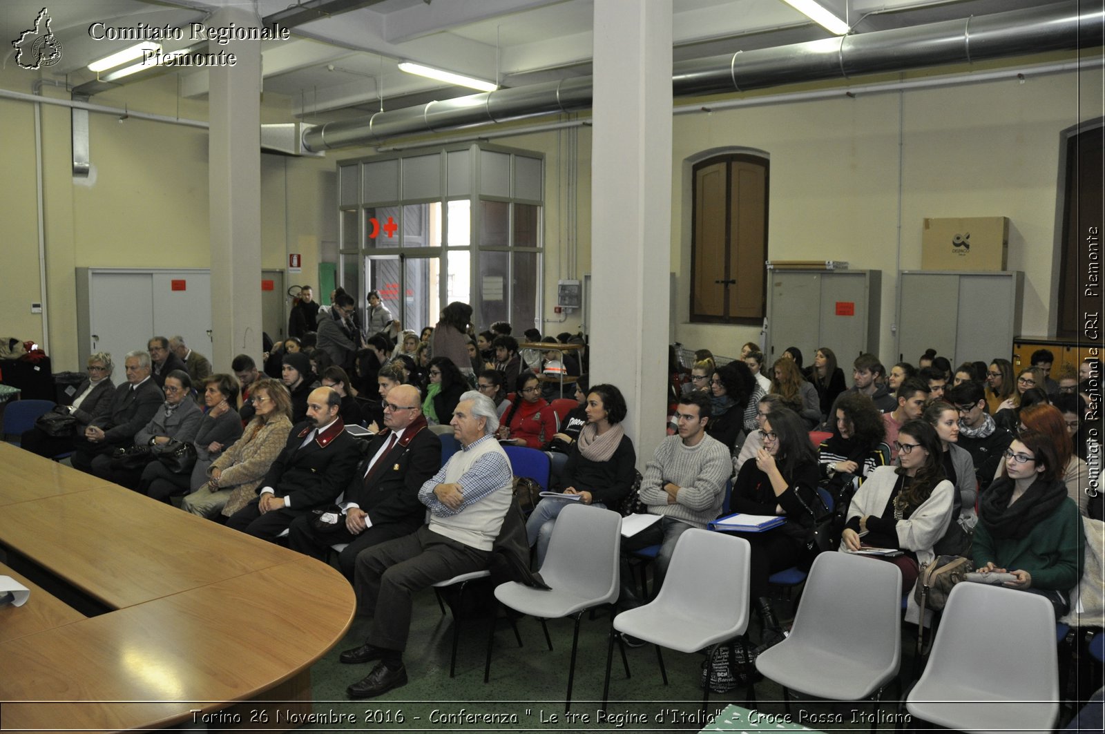 Torino 26 Novembre 2016 - Conferenza "Le tre Regine d'Italia" - Croce Rossa Italiana- Comitato Regionale del Piemonte