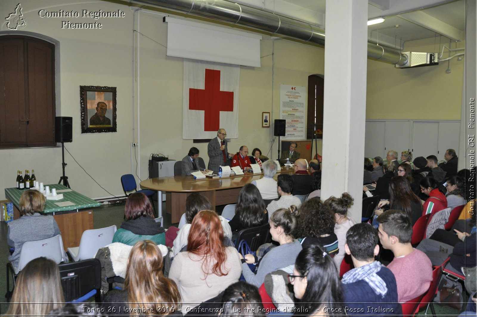 Torino 26 Novembre 2016 - Conferenza "Le tre Regine d'Italia" - Croce Rossa Italiana- Comitato Regionale del Piemonte