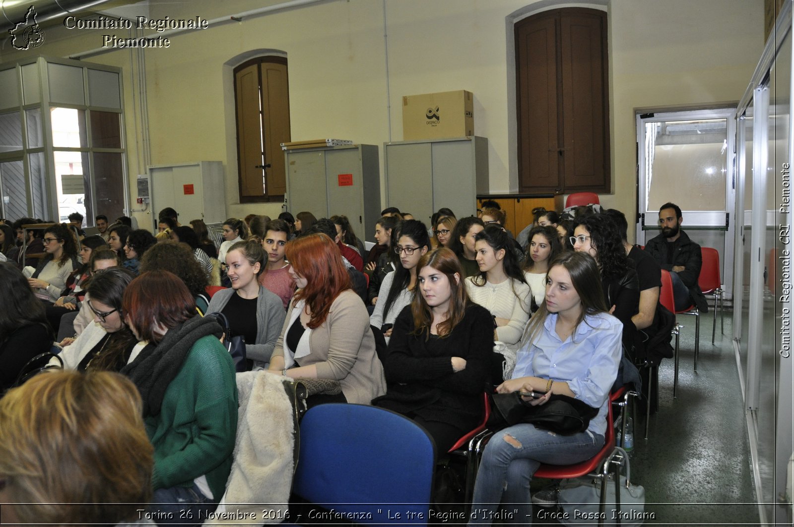 Torino 26 Novembre 2016 - Conferenza "Le tre Regine d'Italia" - Croce Rossa Italiana- Comitato Regionale del Piemonte