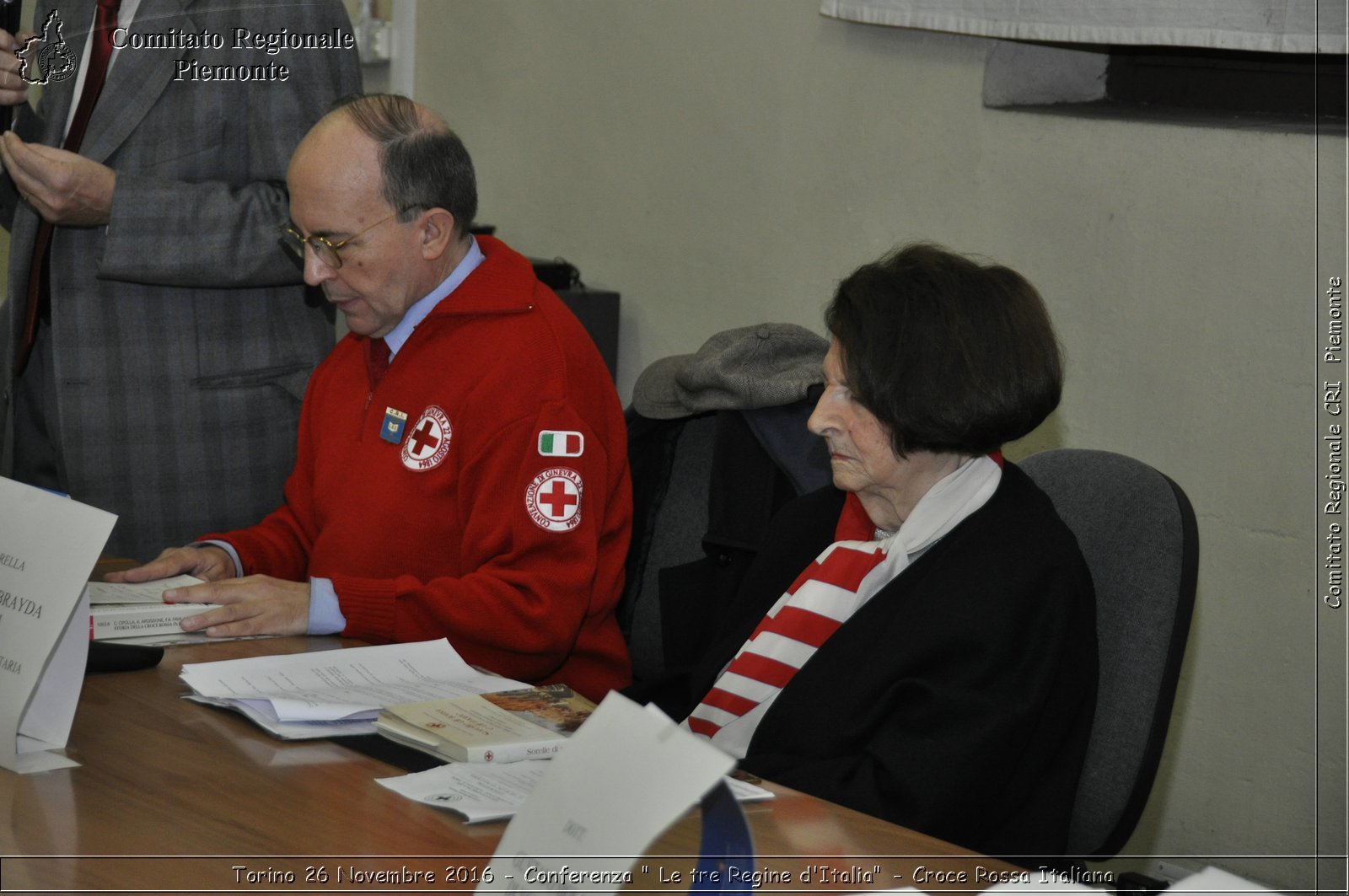 Torino 26 Novembre 2016 - Conferenza "Le tre Regine d'Italia" - Croce Rossa Italiana- Comitato Regionale del Piemonte