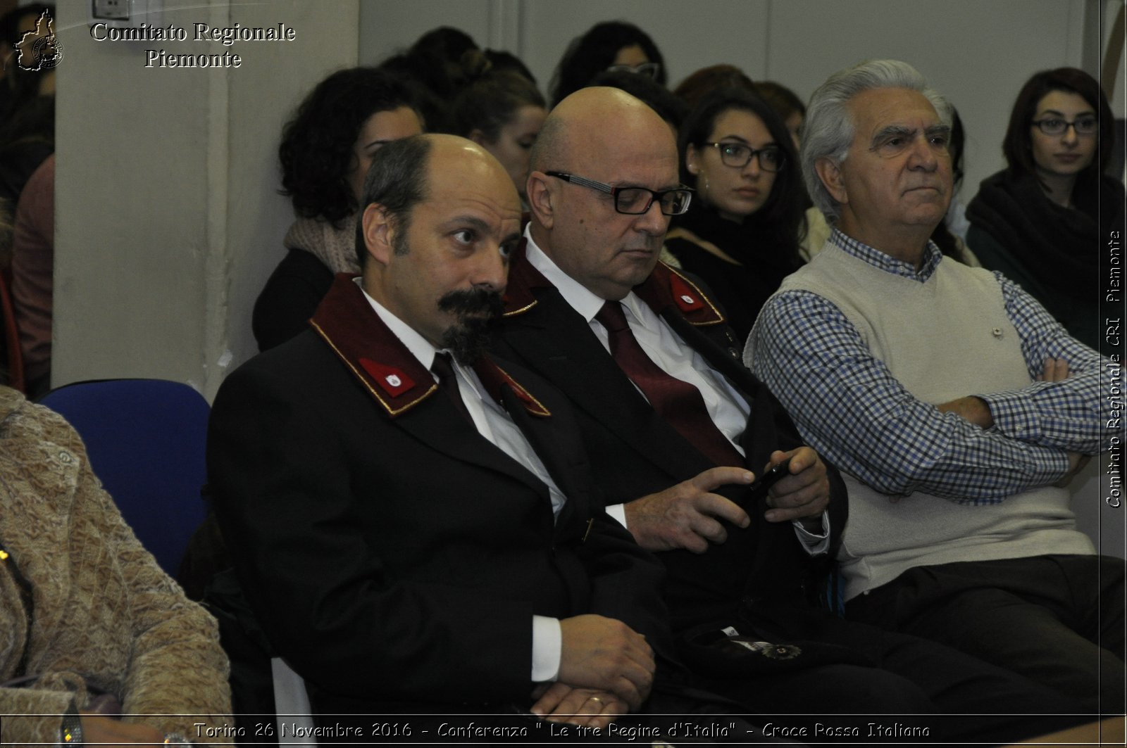 Torino 26 Novembre 2016 - Conferenza "Le tre Regine d'Italia" - Croce Rossa Italiana- Comitato Regionale del Piemonte