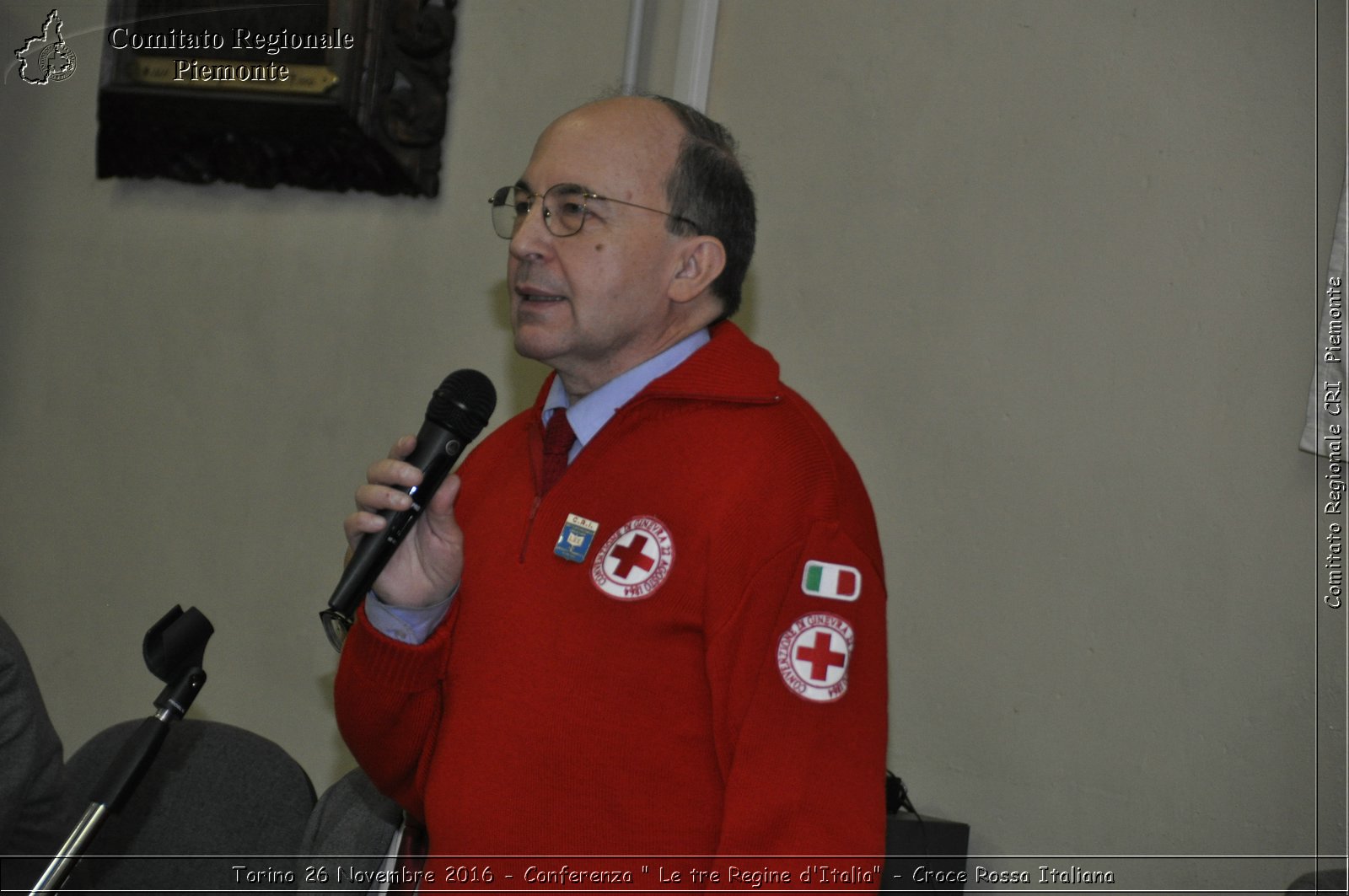 Torino 26 Novembre 2016 - Conferenza "Le tre Regine d'Italia" - Croce Rossa Italiana- Comitato Regionale del Piemonte