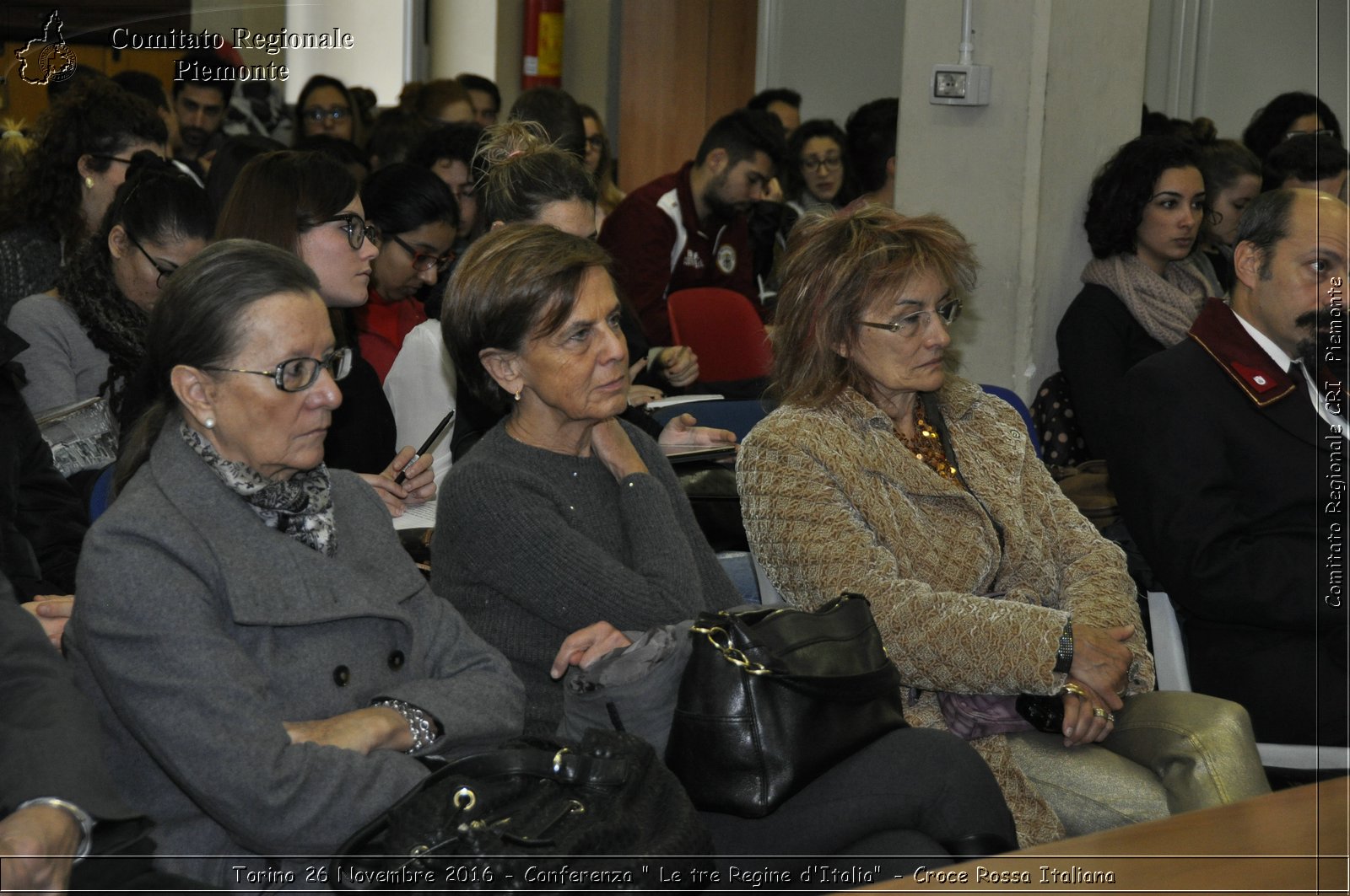 Torino 26 Novembre 2016 - Conferenza "Le tre Regine d'Italia" - Croce Rossa Italiana- Comitato Regionale del Piemonte