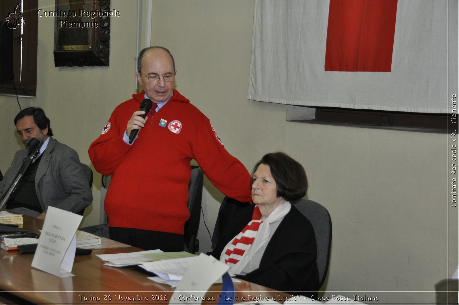 Torino 26 Novembre 2016 - Conferenza "Le tre Regine d'Italia" - Croce Rossa Italiana- Comitato Regionale del Piemonte