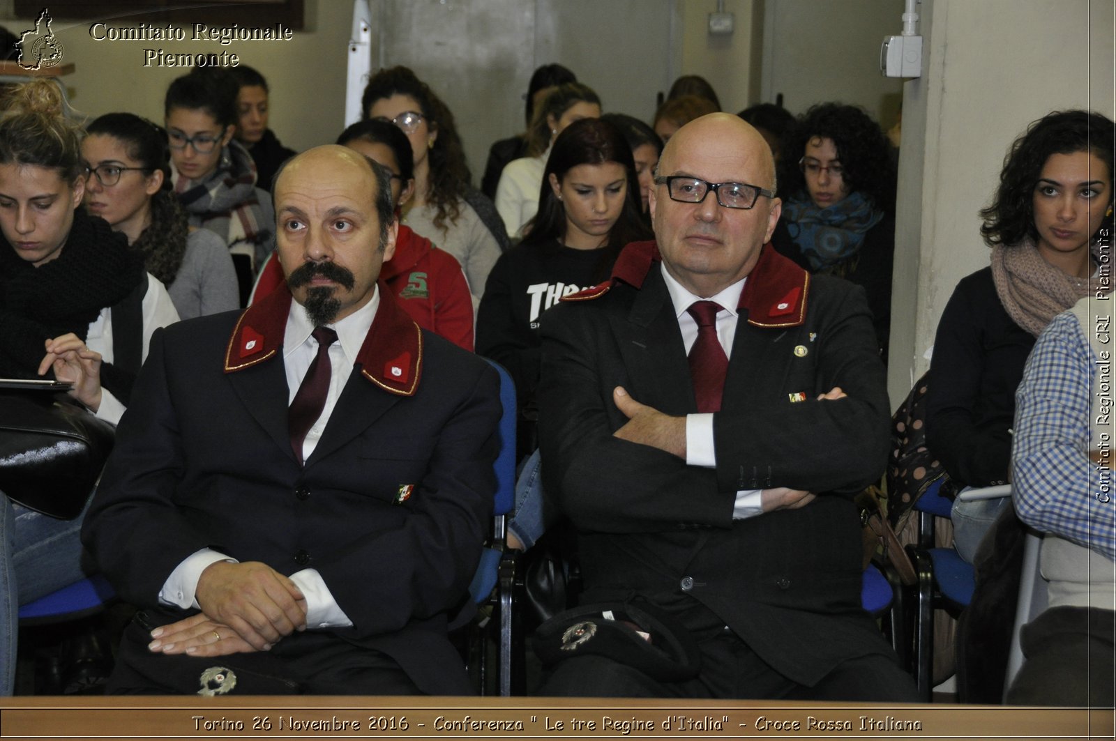 Torino 26 Novembre 2016 - Conferenza "Le tre Regine d'Italia" - Croce Rossa Italiana- Comitato Regionale del Piemonte