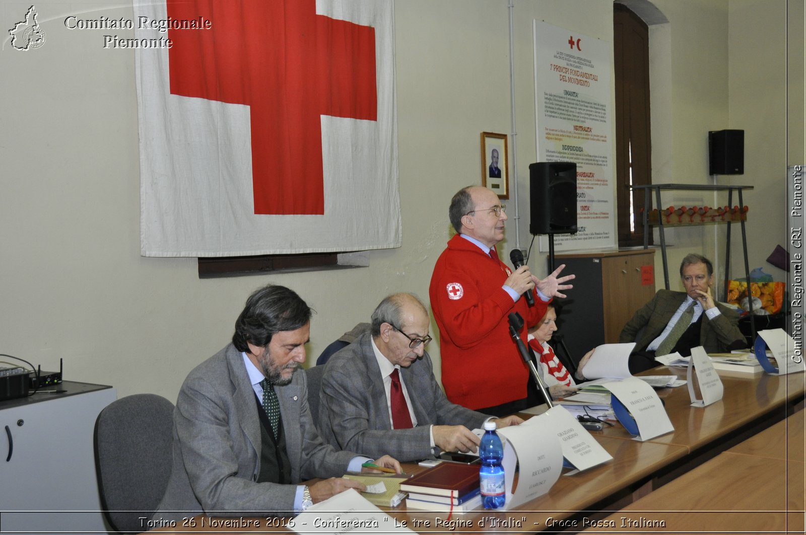 Torino 26 Novembre 2016 - Conferenza "Le tre Regine d'Italia" - Croce Rossa Italiana- Comitato Regionale del Piemonte