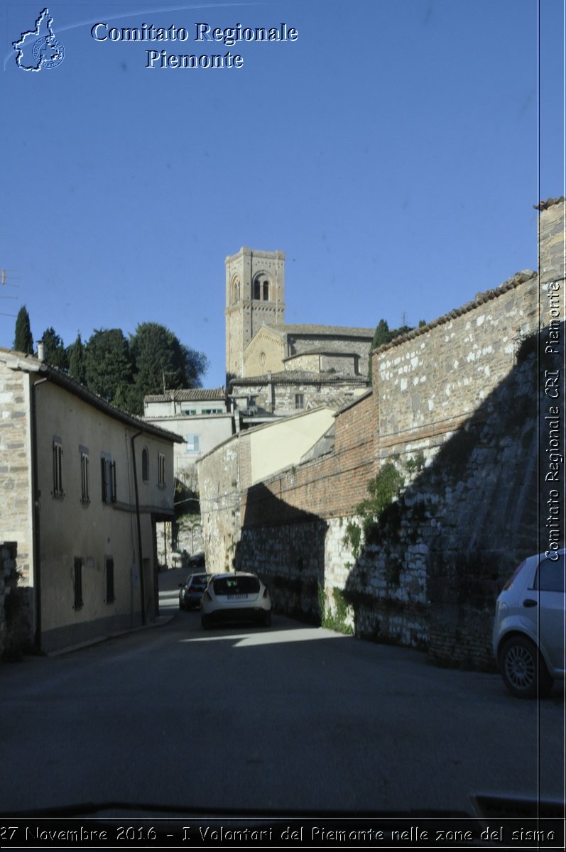 San Severino Marche 27 Novembre 2016 - I Volontari del Piemonte nelle zone del sisma - Croce Rossa Italiana- Comitato Regionale del Piemonte