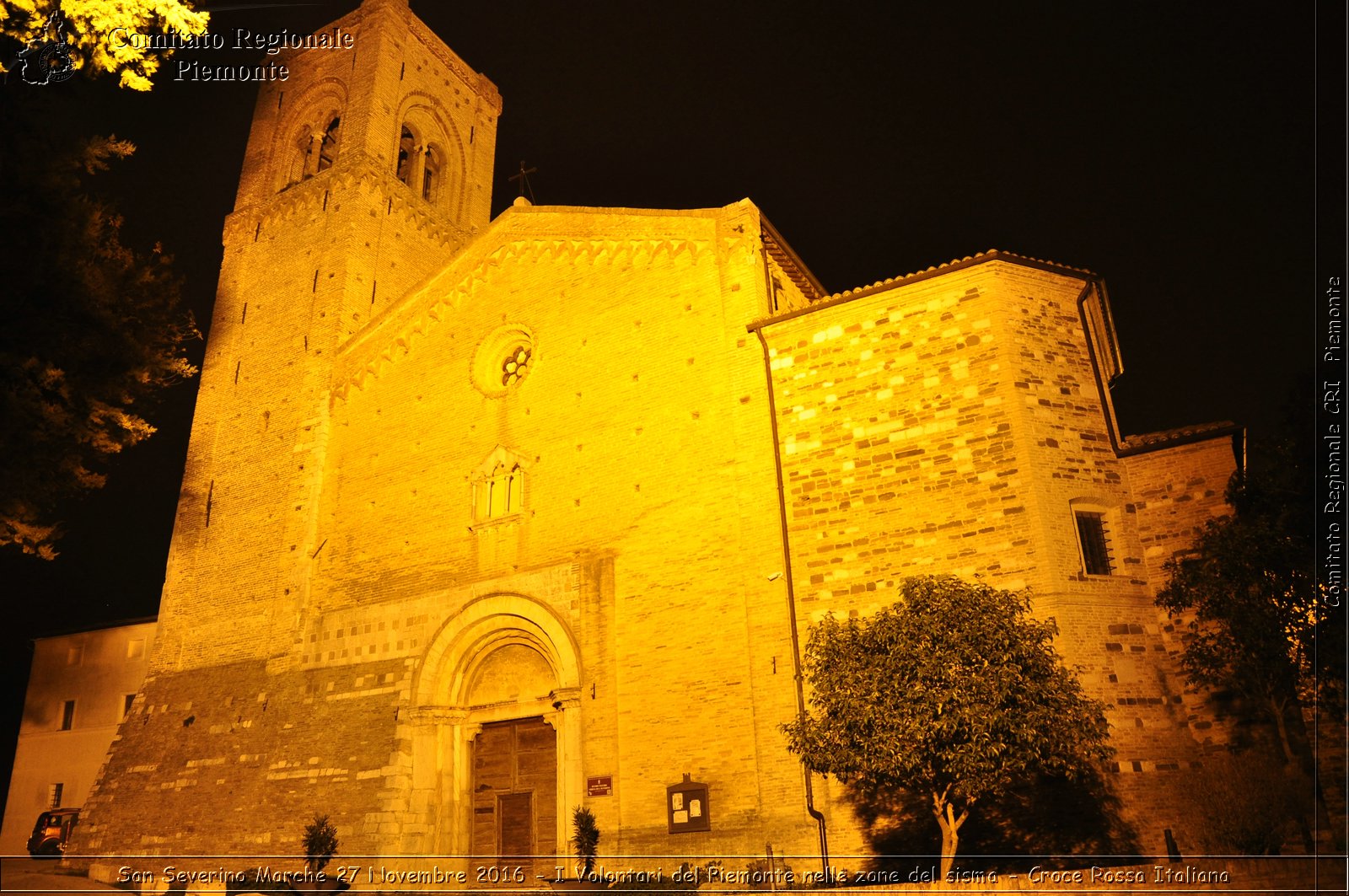 San Severino Marche 27 Novembre 2016 - I Volontari del Piemonte nelle zone del sisma - Croce Rossa Italiana- Comitato Regionale del Piemonte