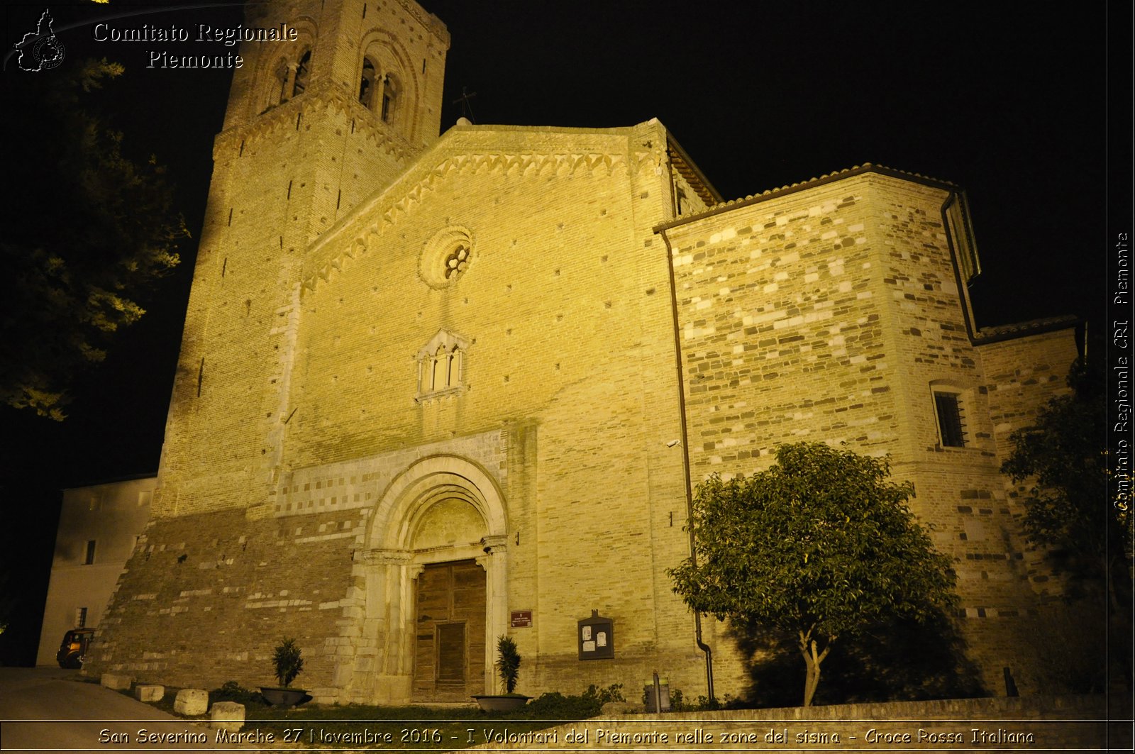 San Severino Marche 27 Novembre 2016 - I Volontari del Piemonte nelle zone del sisma - Croce Rossa Italiana- Comitato Regionale del Piemonte