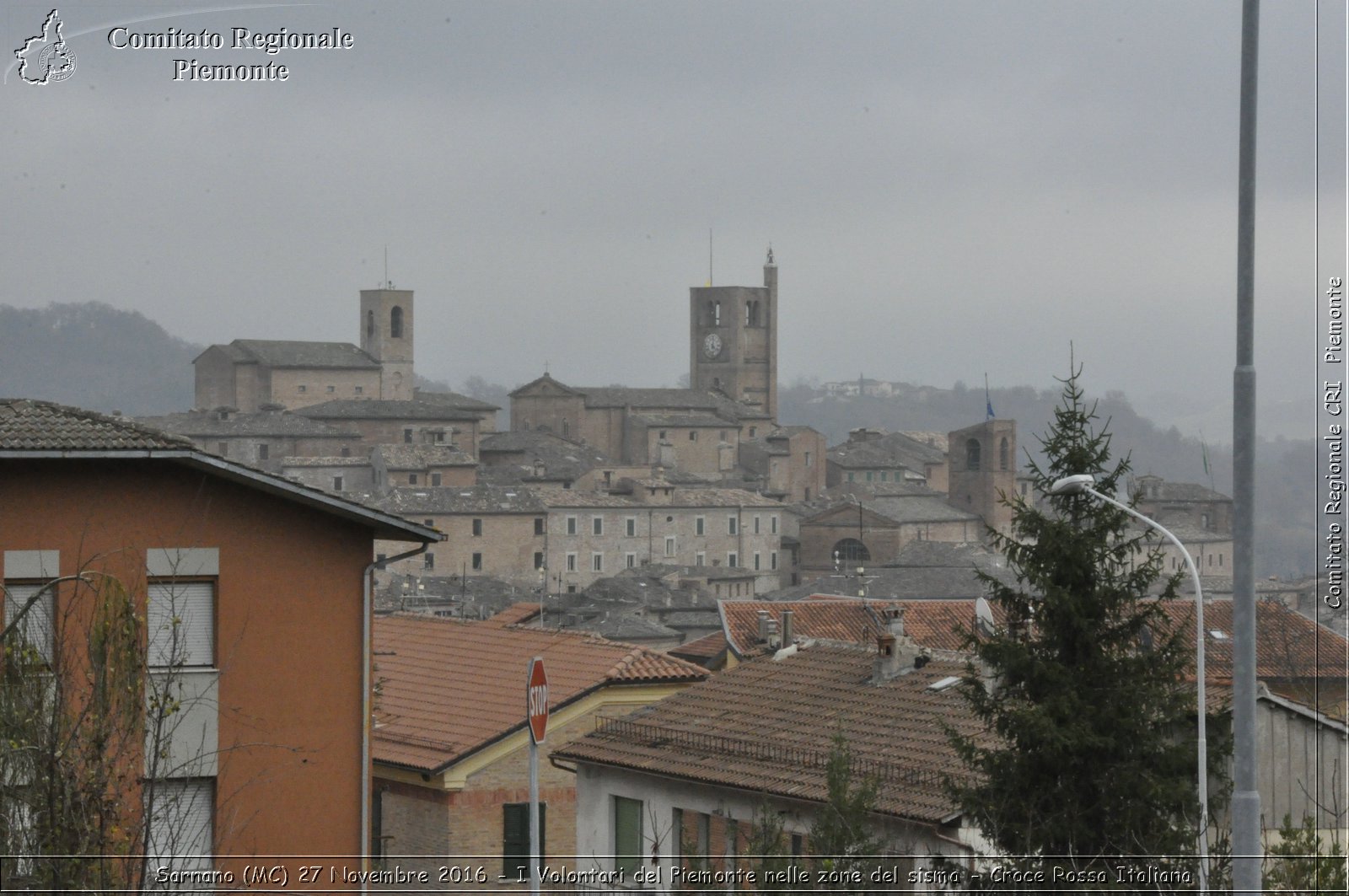 Sarnano (MC) 27 Novembre 2016 - I Volontari del Piemonte nelle zone del sisma - Croce Rossa Italiana- Comitato Regionale del Piemonte