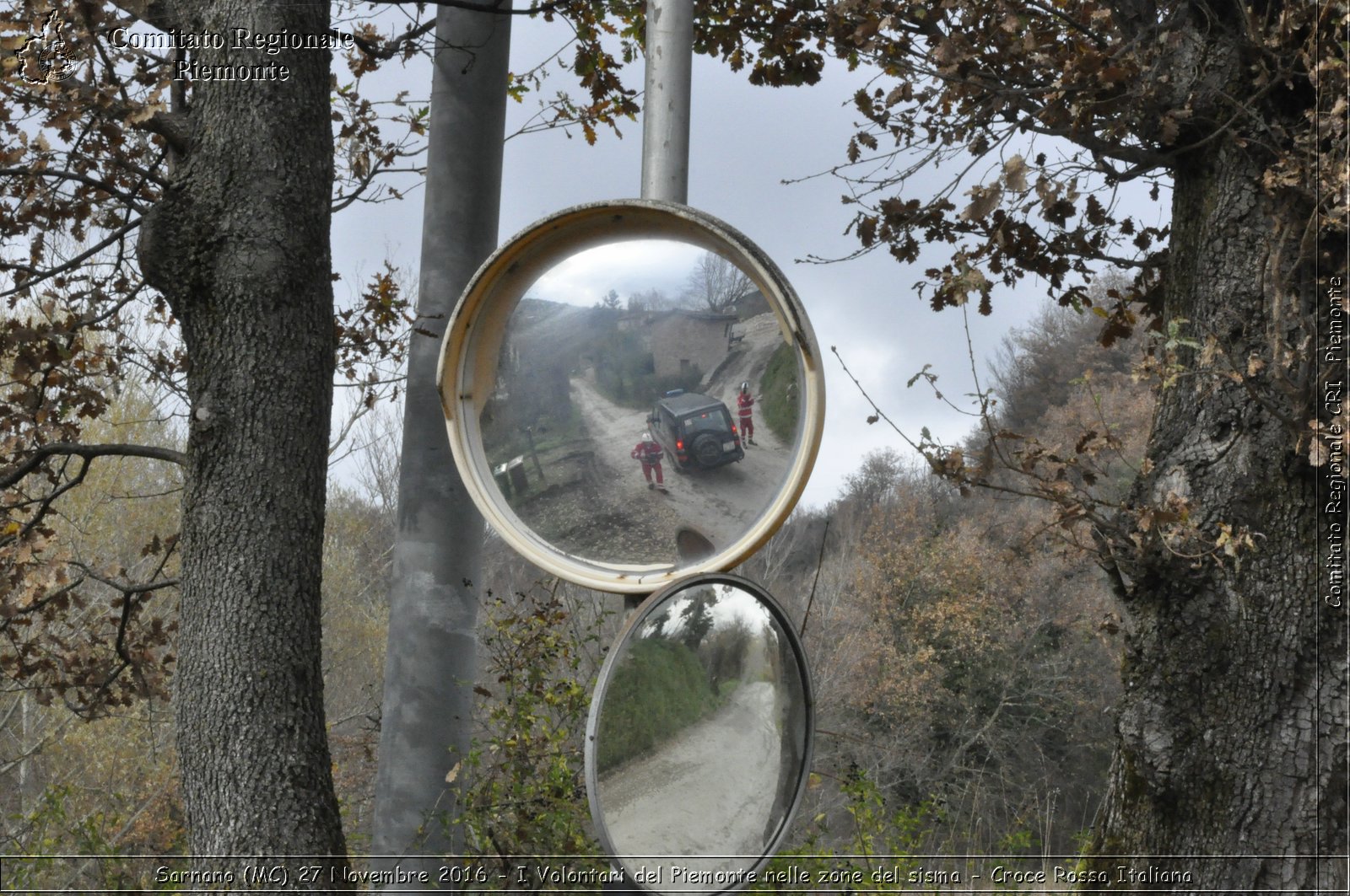 Sarnano (MC) 27 Novembre 2016 - I Volontari del Piemonte nelle zone del sisma - Croce Rossa Italiana- Comitato Regionale del Piemonte