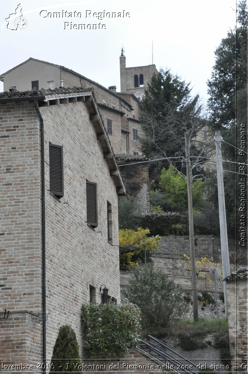 Sarnano (MC) 27 Novembre 2016 - I Volontari del Piemonte nelle zone del sisma - Croce Rossa Italiana- Comitato Regionale del Piemonte