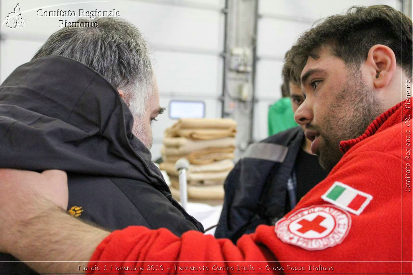 Norcia 1 Novembre 2016 - Terremoto Centro Italia - Croce Rossa Italiana- Comitato Regionale del Piemonte