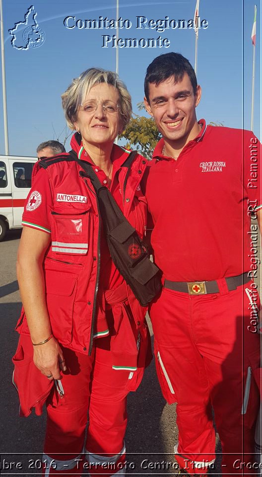 Norcia 1 Novembre 2016 - Terremoto Centro Italia - Croce Rossa Italiana- Comitato Regionale del Piemonte