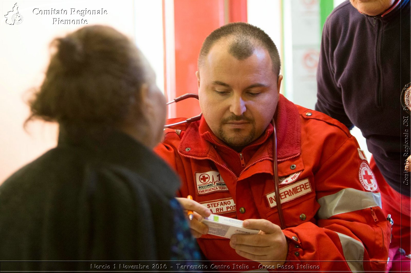 Norcia 1 Novembre 2016 - Terremoto Centro Italia - Croce Rossa Italiana- Comitato Regionale del Piemonte