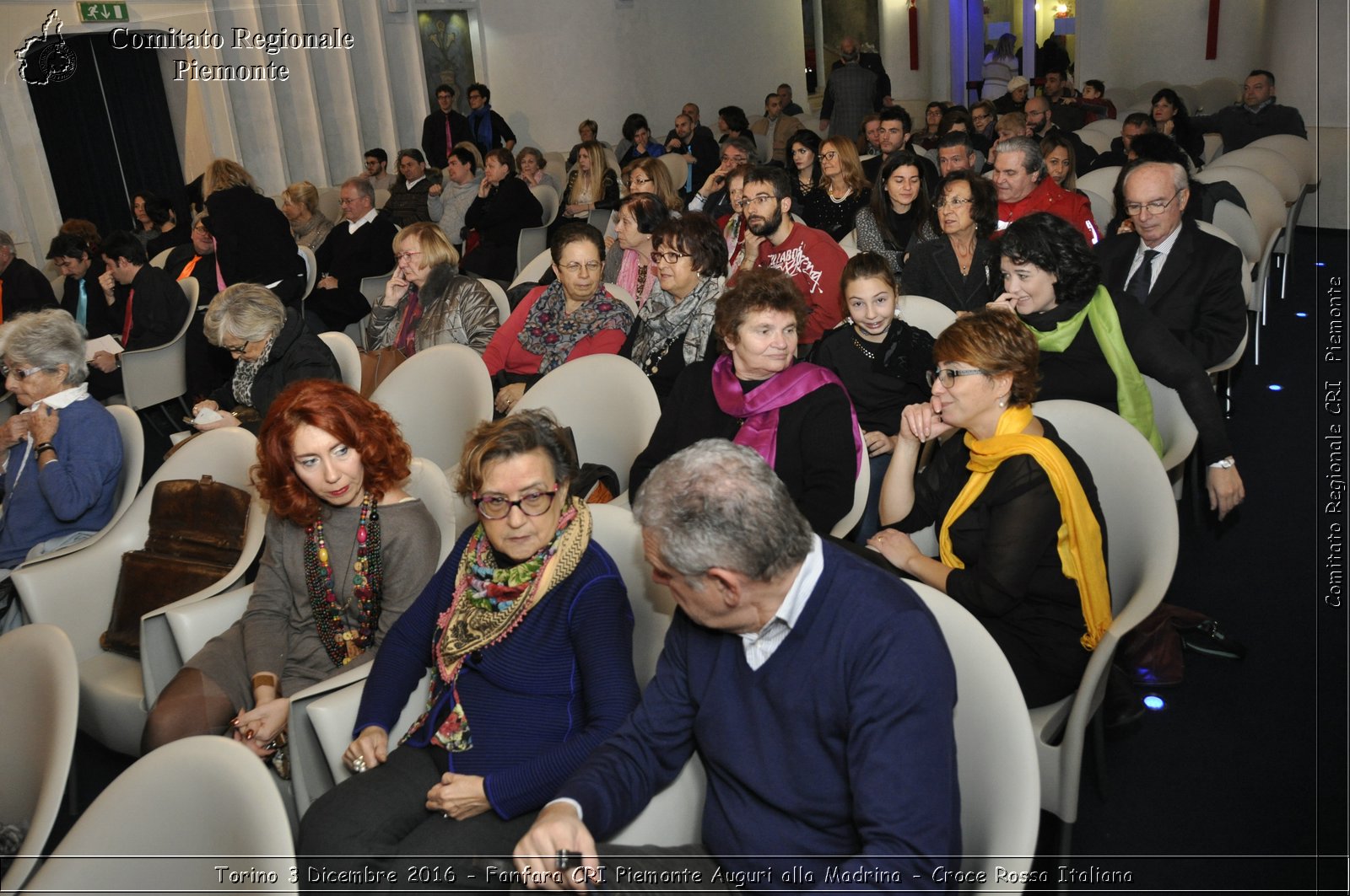 Torino 3 Dicembre 2016 - Fanfara CRI Piemonte Auguri alla Madrina - Croce Rossa Italiana- Comitato Regionale del Piemonte