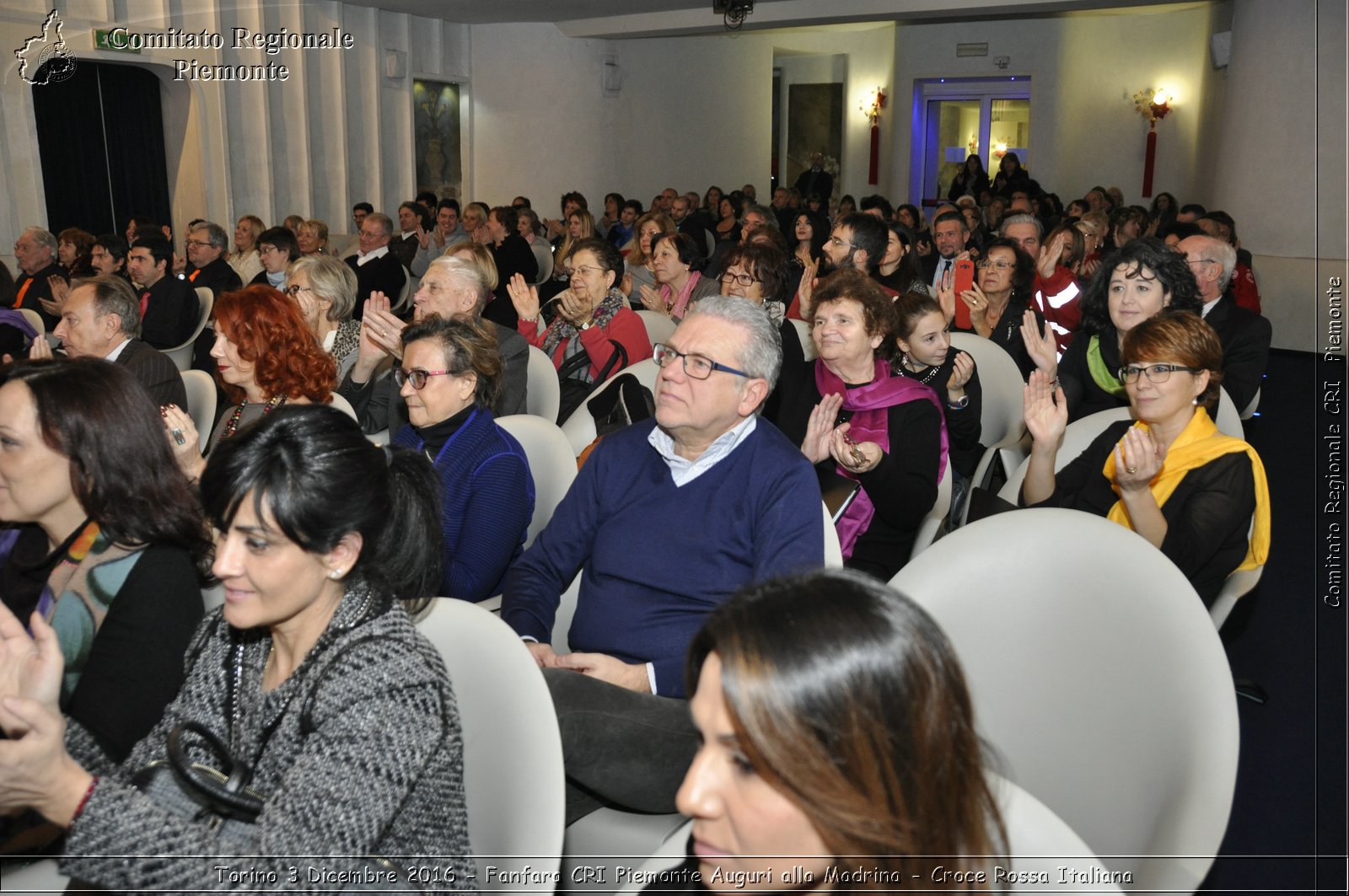 Torino 3 Dicembre 2016 - Fanfara CRI Piemonte Auguri alla Madrina - Croce Rossa Italiana- Comitato Regionale del Piemonte