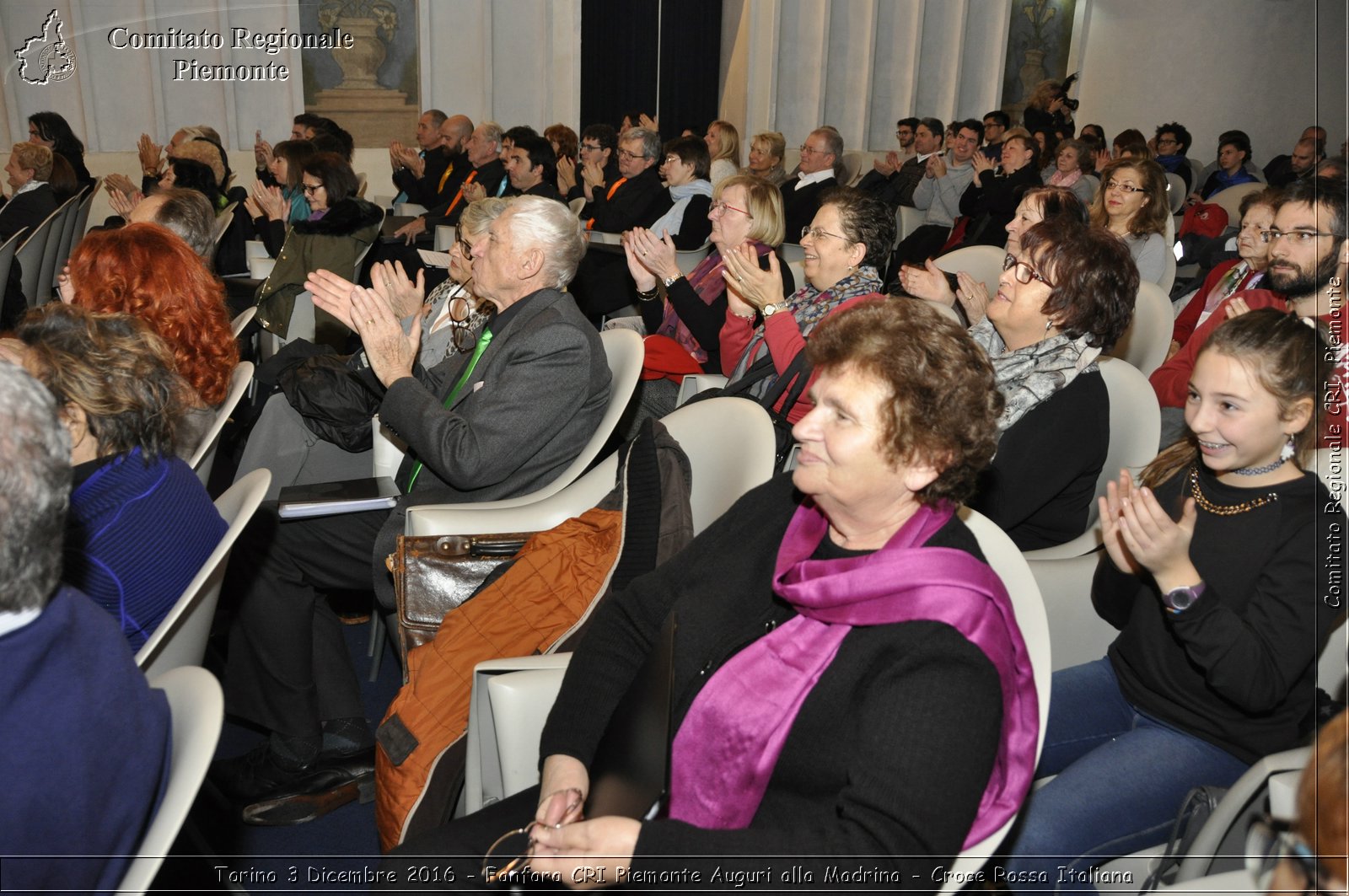 Torino 3 Dicembre 2016 - Fanfara CRI Piemonte Auguri alla Madrina - Croce Rossa Italiana- Comitato Regionale del Piemonte