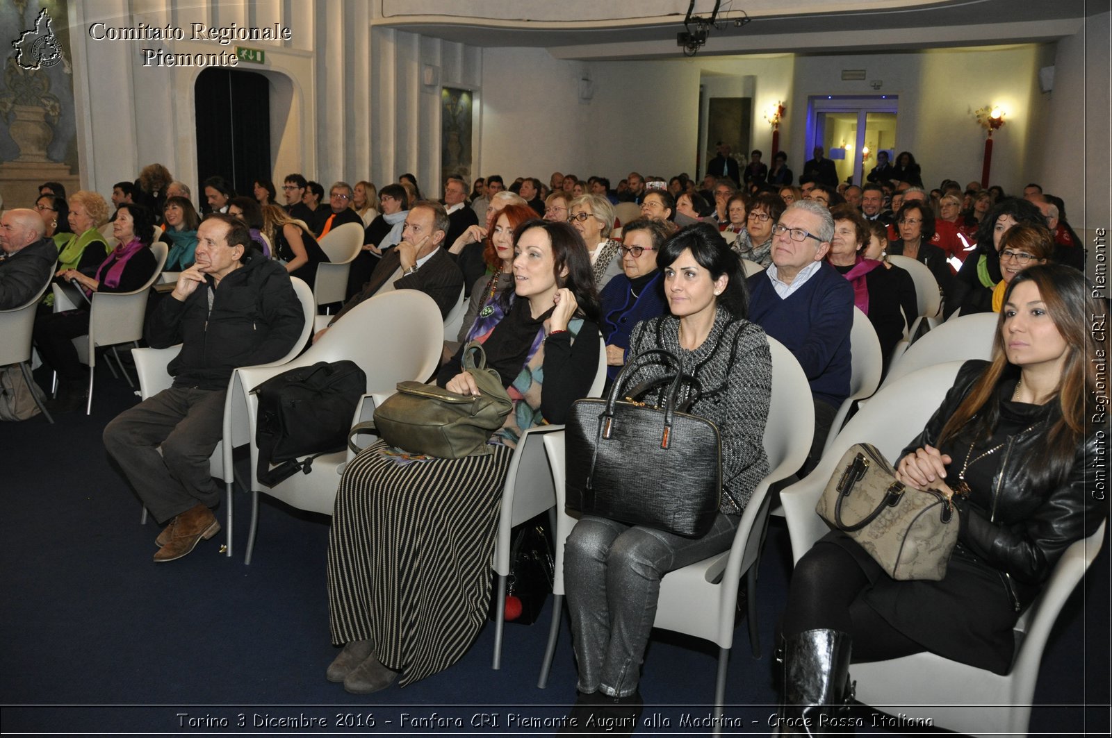 Torino 3 Dicembre 2016 - Fanfara CRI Piemonte Auguri alla Madrina - Croce Rossa Italiana- Comitato Regionale del Piemonte