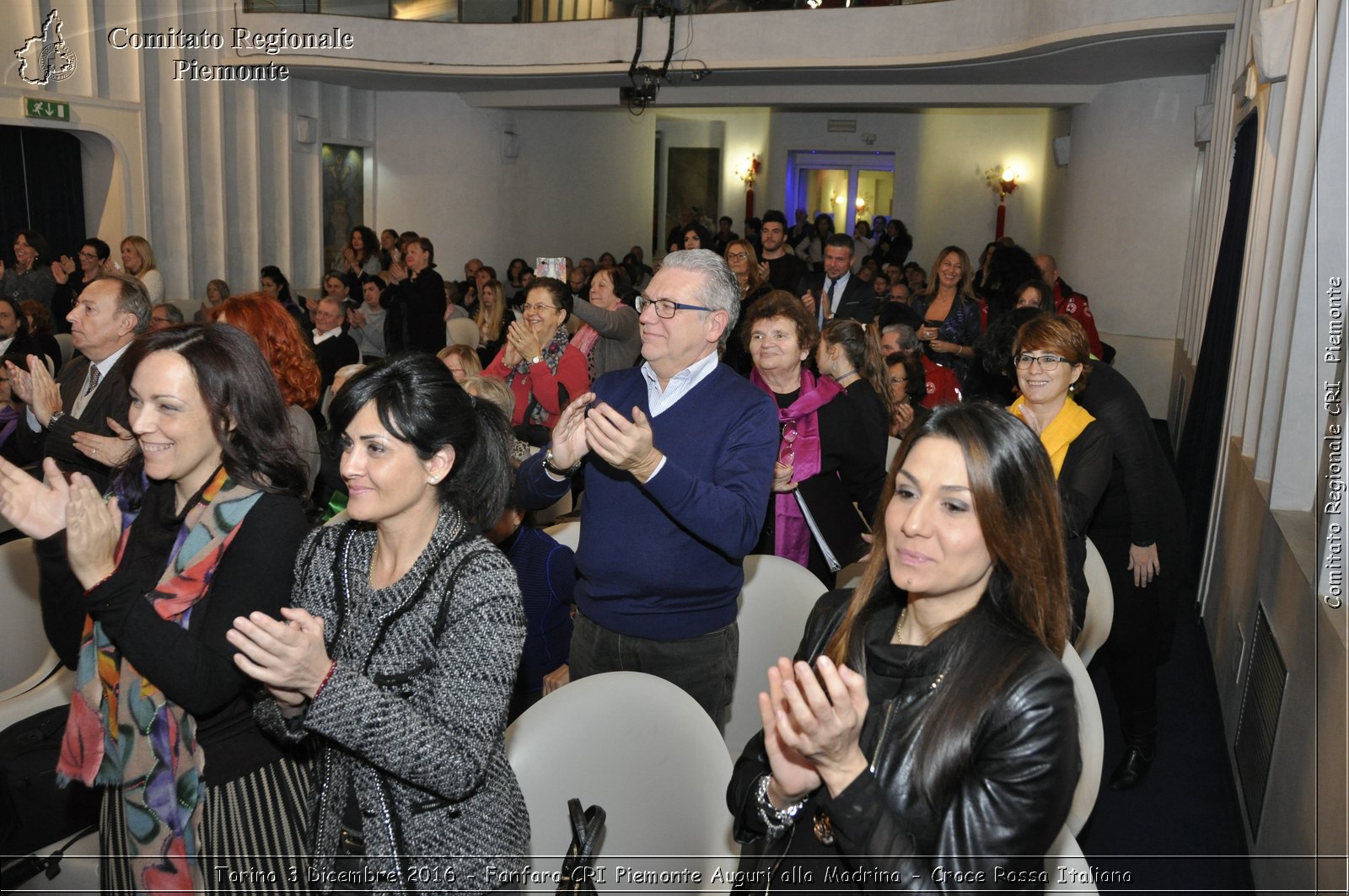 Torino 3 Dicembre 2016 - Fanfara CRI Piemonte Auguri alla Madrina - Croce Rossa Italiana- Comitato Regionale del Piemonte