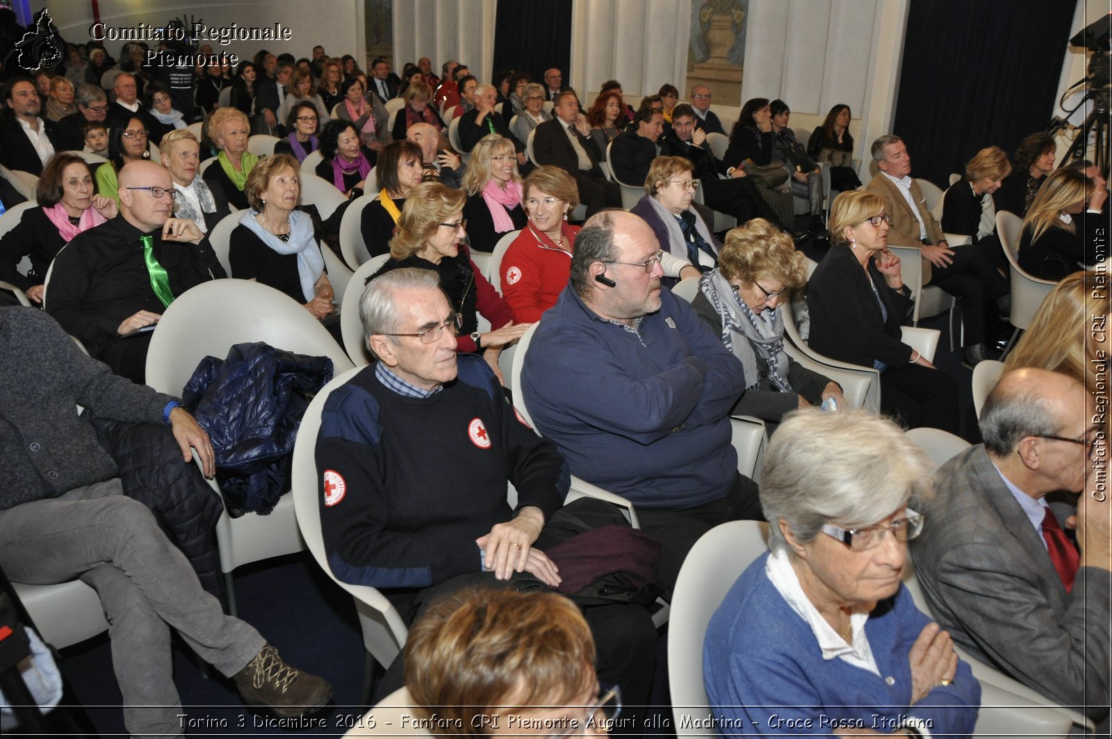 Torino 3 Dicembre 2016 - Fanfara CRI Piemonte Auguri alla Madrina - Croce Rossa Italiana- Comitato Regionale del Piemonte