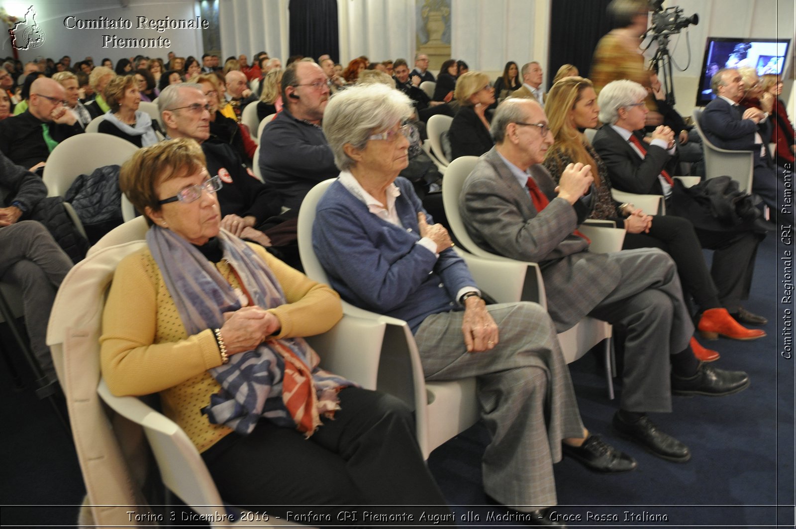 Torino 3 Dicembre 2016 - Fanfara CRI Piemonte Auguri alla Madrina - Croce Rossa Italiana- Comitato Regionale del Piemonte