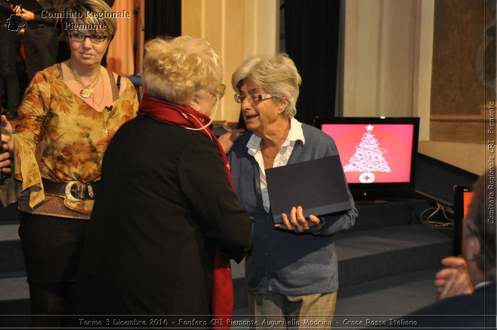 Torino 3 Dicembre 2016 - Fanfara CRI Piemonte Auguri alla Madrina - Croce Rossa Italiana- Comitato Regionale del Piemonte