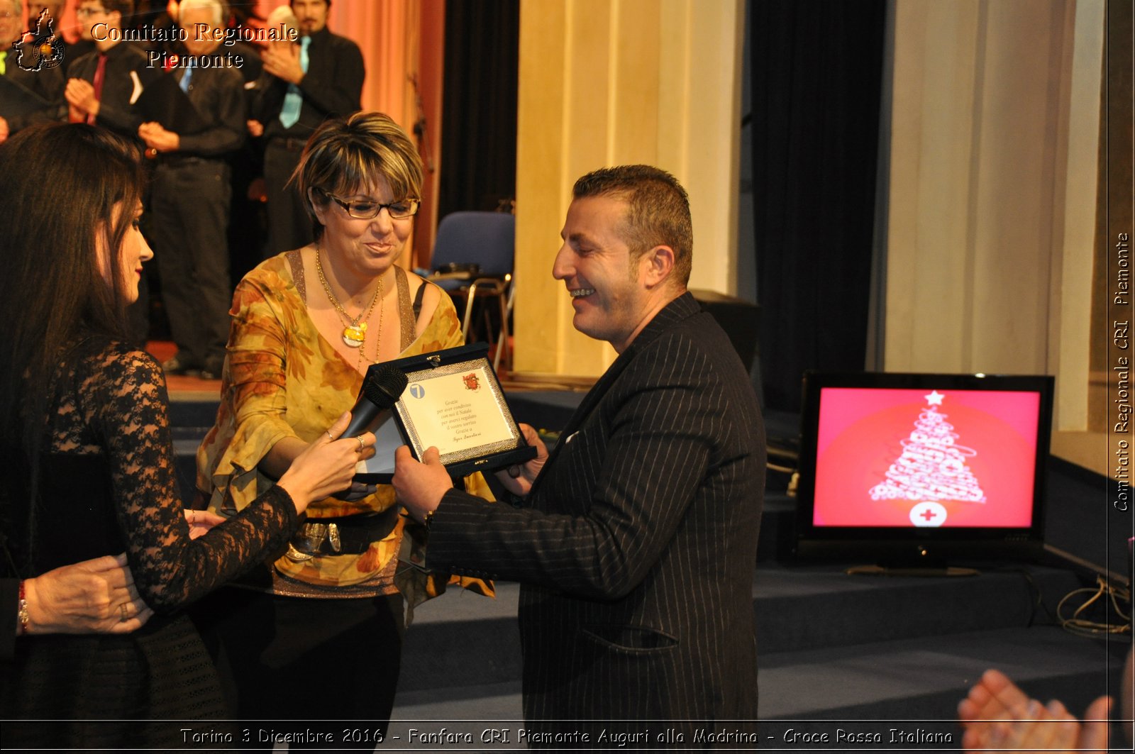 Torino 3 Dicembre 2016 - Fanfara CRI Piemonte Auguri alla Madrina - Croce Rossa Italiana- Comitato Regionale del Piemonte