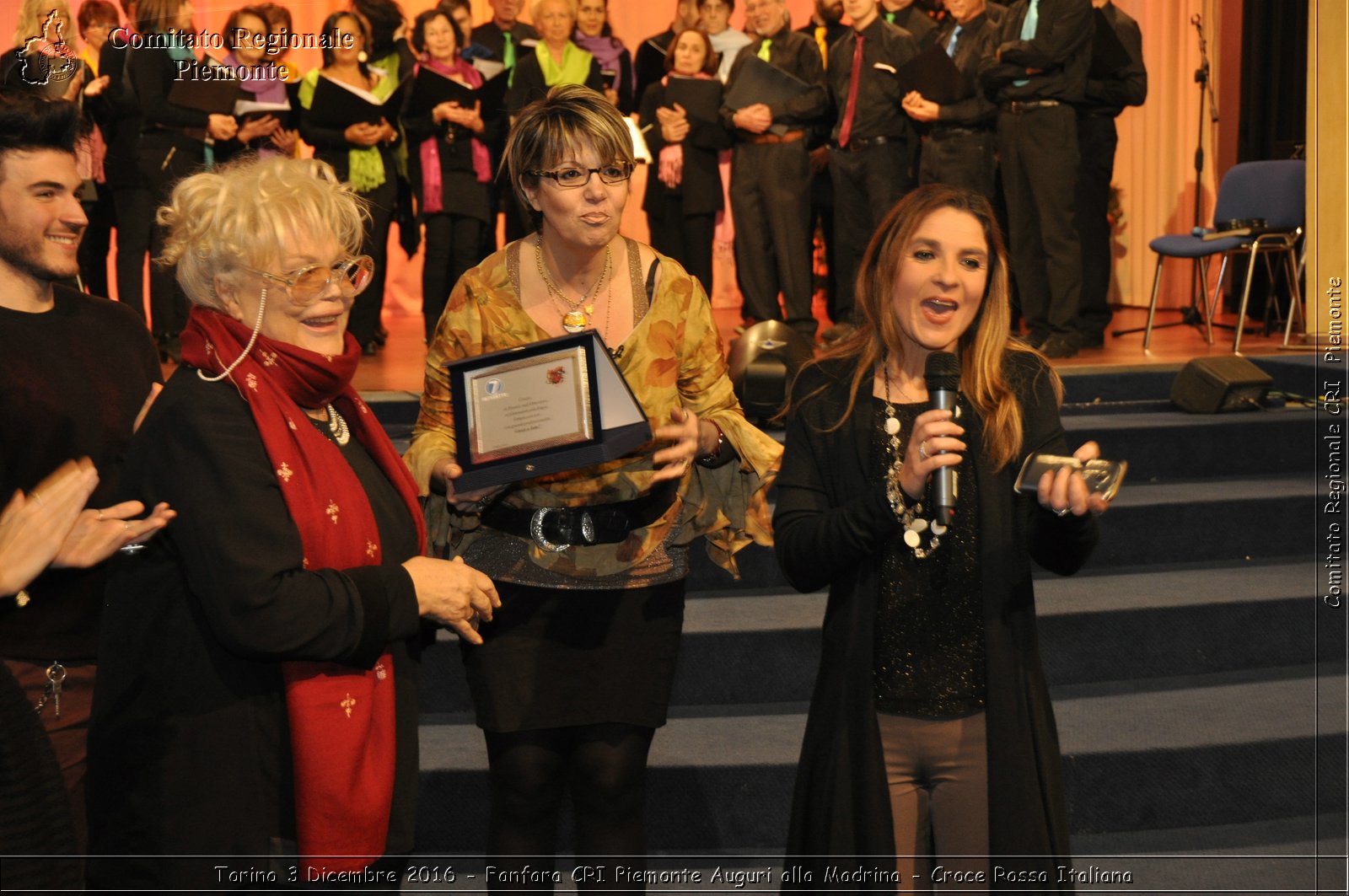 Torino 3 Dicembre 2016 - Fanfara CRI Piemonte Auguri alla Madrina - Croce Rossa Italiana- Comitato Regionale del Piemonte