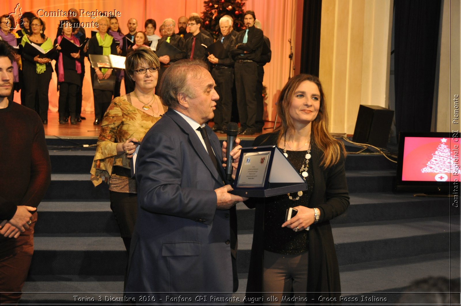 Torino 3 Dicembre 2016 - Fanfara CRI Piemonte Auguri alla Madrina - Croce Rossa Italiana- Comitato Regionale del Piemonte