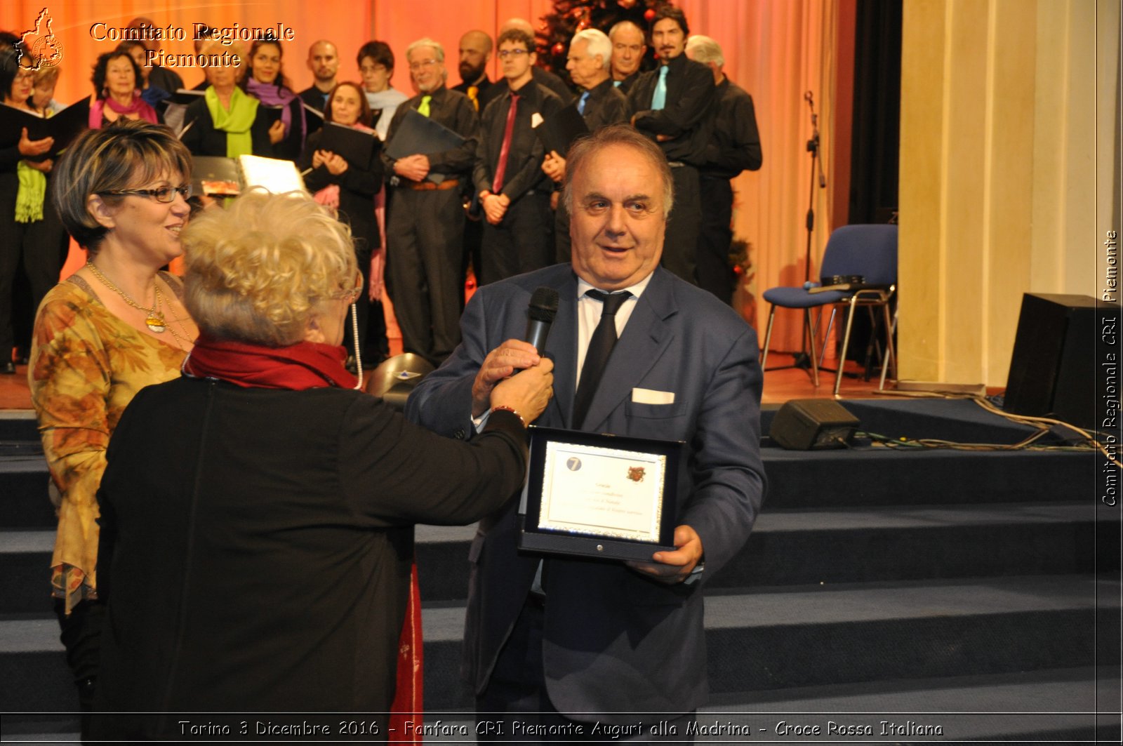 Torino 3 Dicembre 2016 - Fanfara CRI Piemonte Auguri alla Madrina - Croce Rossa Italiana- Comitato Regionale del Piemonte