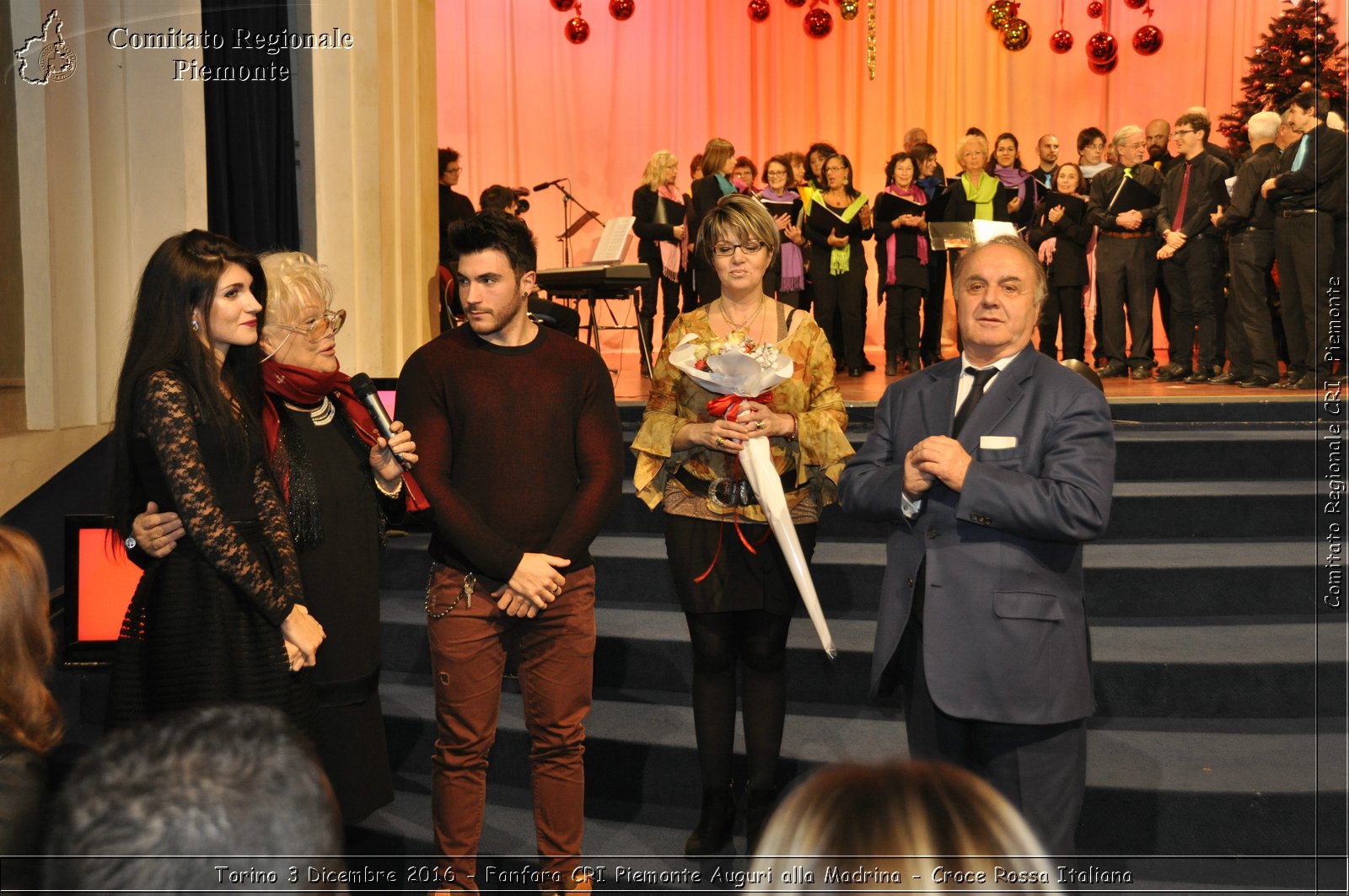 Torino 3 Dicembre 2016 - Fanfara CRI Piemonte Auguri alla Madrina - Croce Rossa Italiana- Comitato Regionale del Piemonte