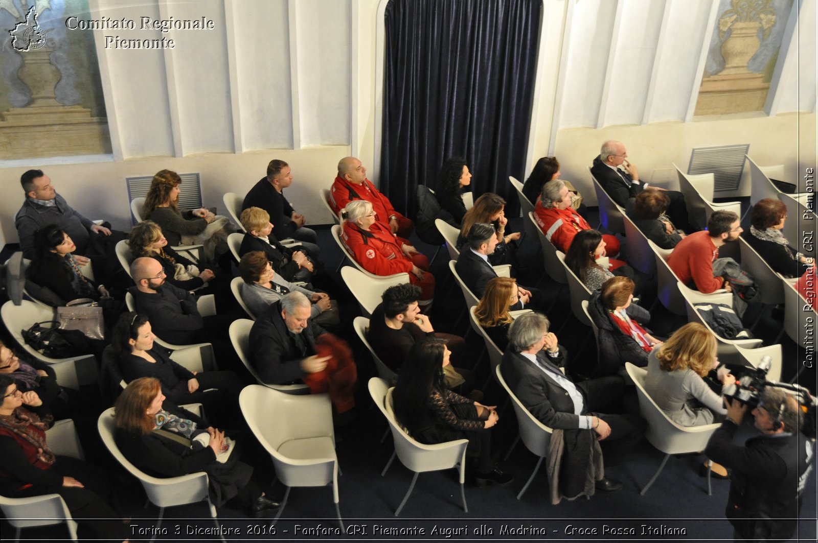 Torino 3 Dicembre 2016 - Fanfara CRI Piemonte Auguri alla Madrina - Croce Rossa Italiana- Comitato Regionale del Piemonte