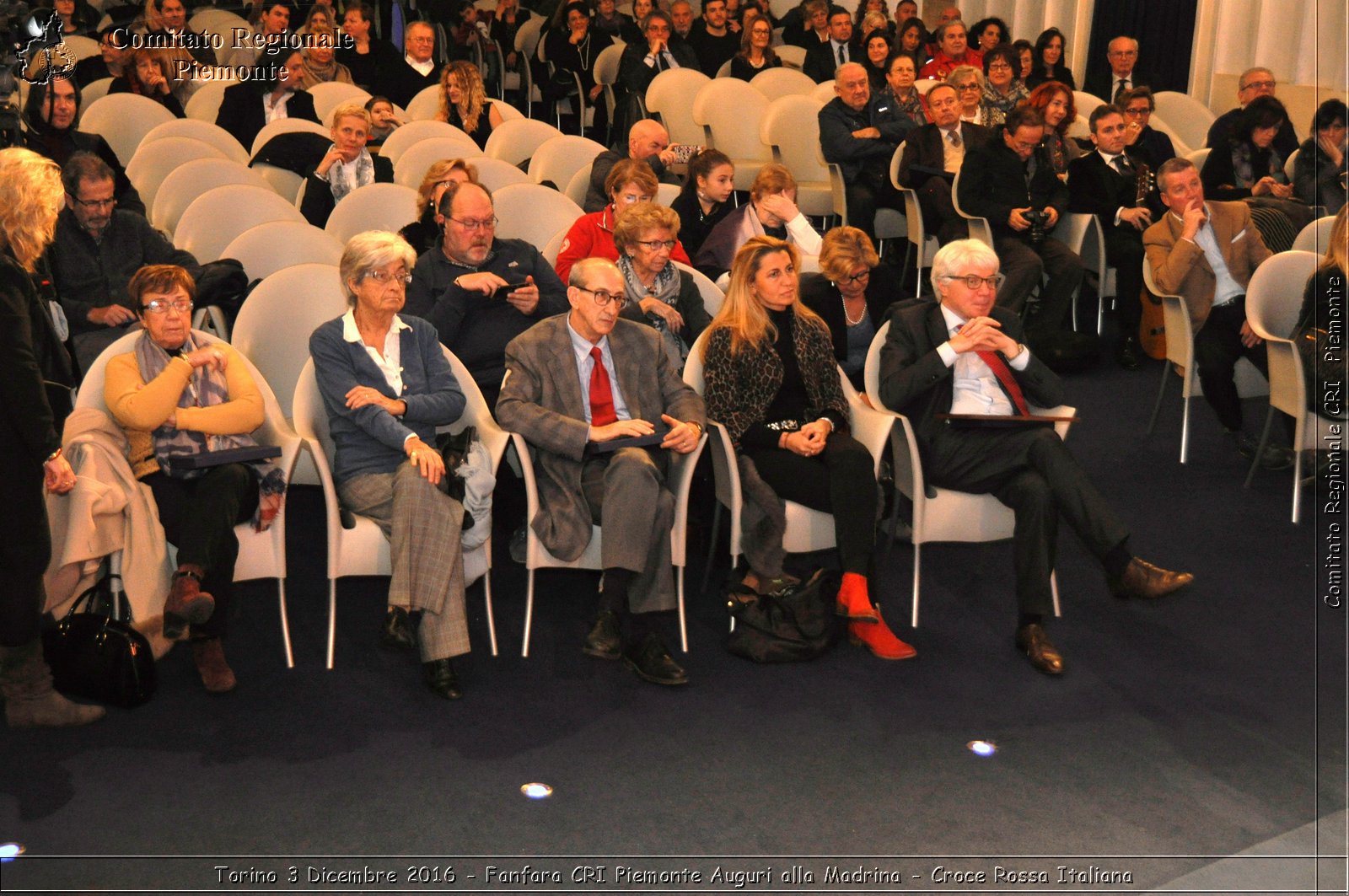 Torino 3 Dicembre 2016 - Fanfara CRI Piemonte Auguri alla Madrina - Croce Rossa Italiana- Comitato Regionale del Piemonte