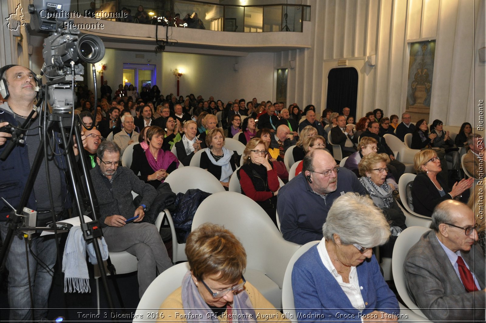 Torino 3 Dicembre 2016 - Fanfara CRI Piemonte Auguri alla Madrina - Croce Rossa Italiana- Comitato Regionale del Piemonte