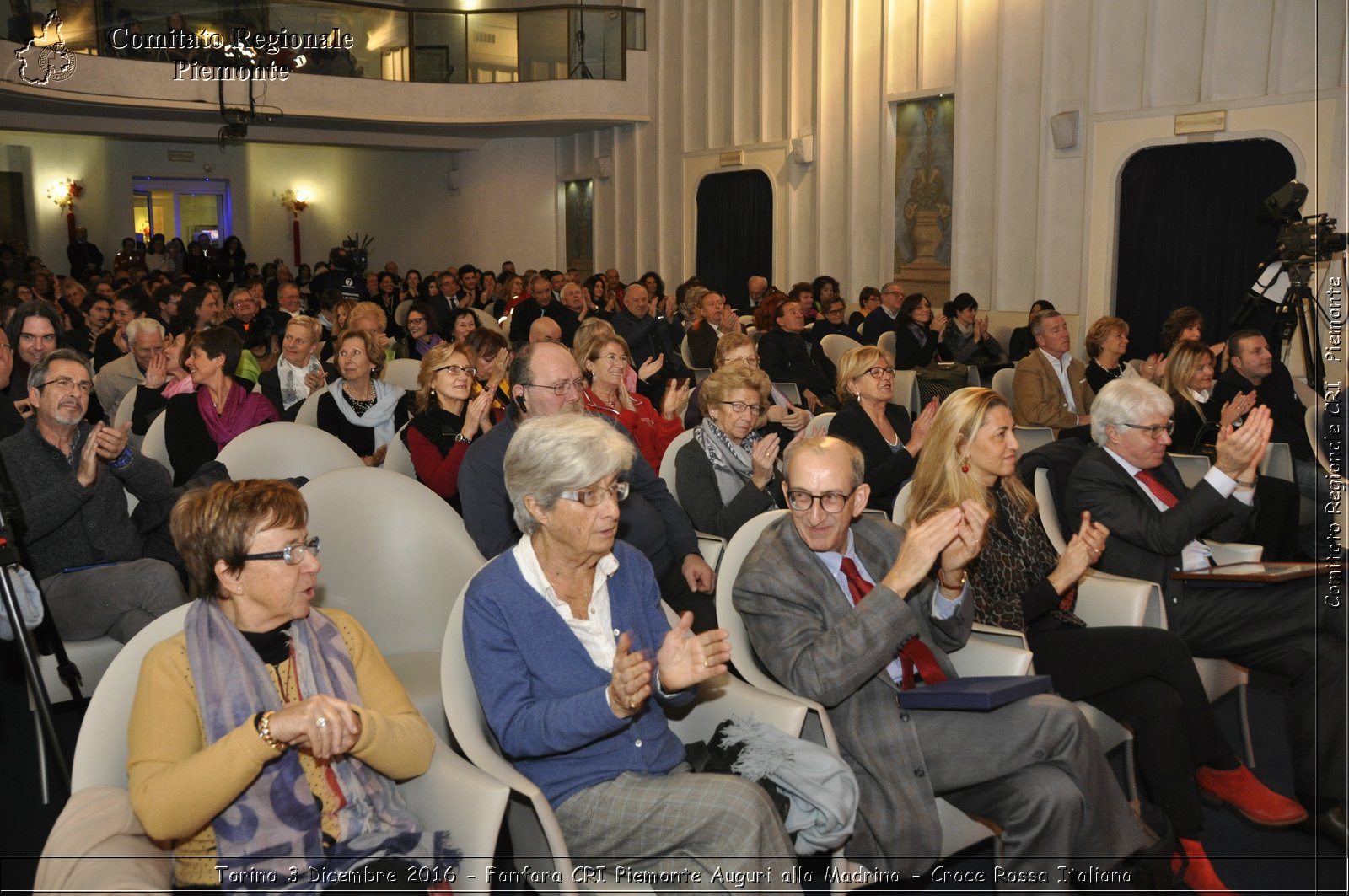 Torino 3 Dicembre 2016 - Fanfara CRI Piemonte Auguri alla Madrina - Croce Rossa Italiana- Comitato Regionale del Piemonte