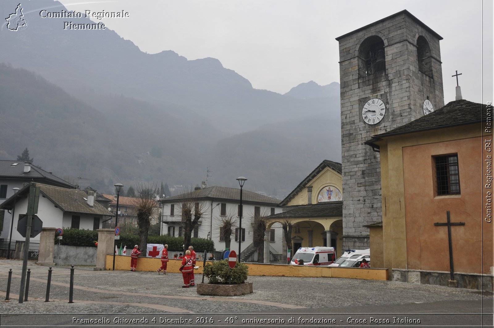 Premosello Chiovenda 4 Dicembre 2016 - 40 anniversario di fondazione - Croce Rossa Italiana- Comitato Regionale del Piemonte