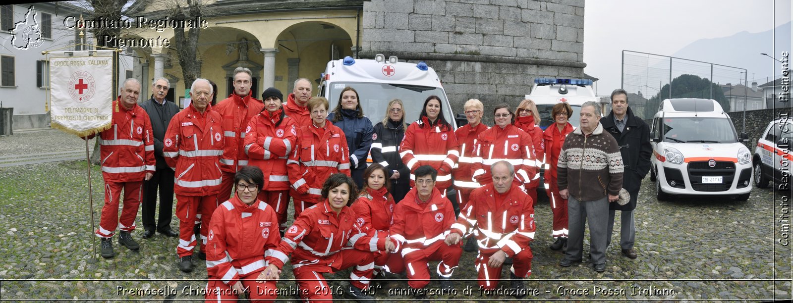 Premosello Chiovenda 4 Dicembre 2016 - 40 anniversario di fondazione - Croce Rossa Italiana- Comitato Regionale del Piemonte