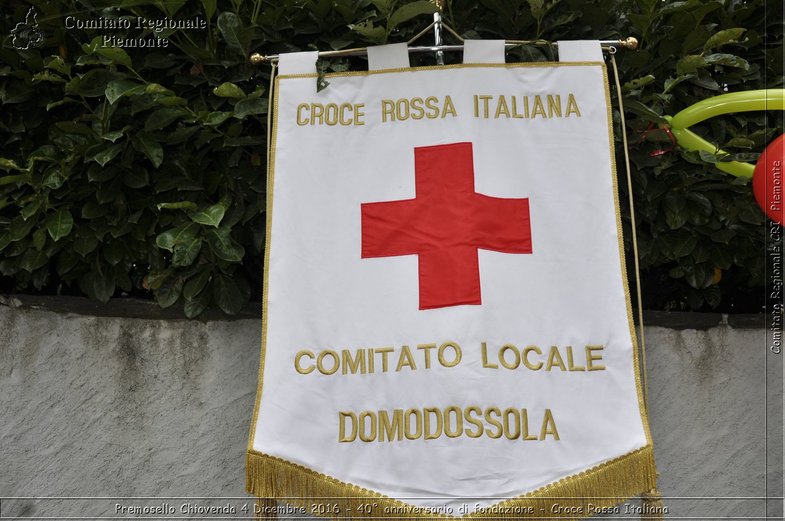 Premosello Chiovenda 4 Dicembre 2016 - 40 anniversario di fondazione - Croce Rossa Italiana- Comitato Regionale del Piemonte