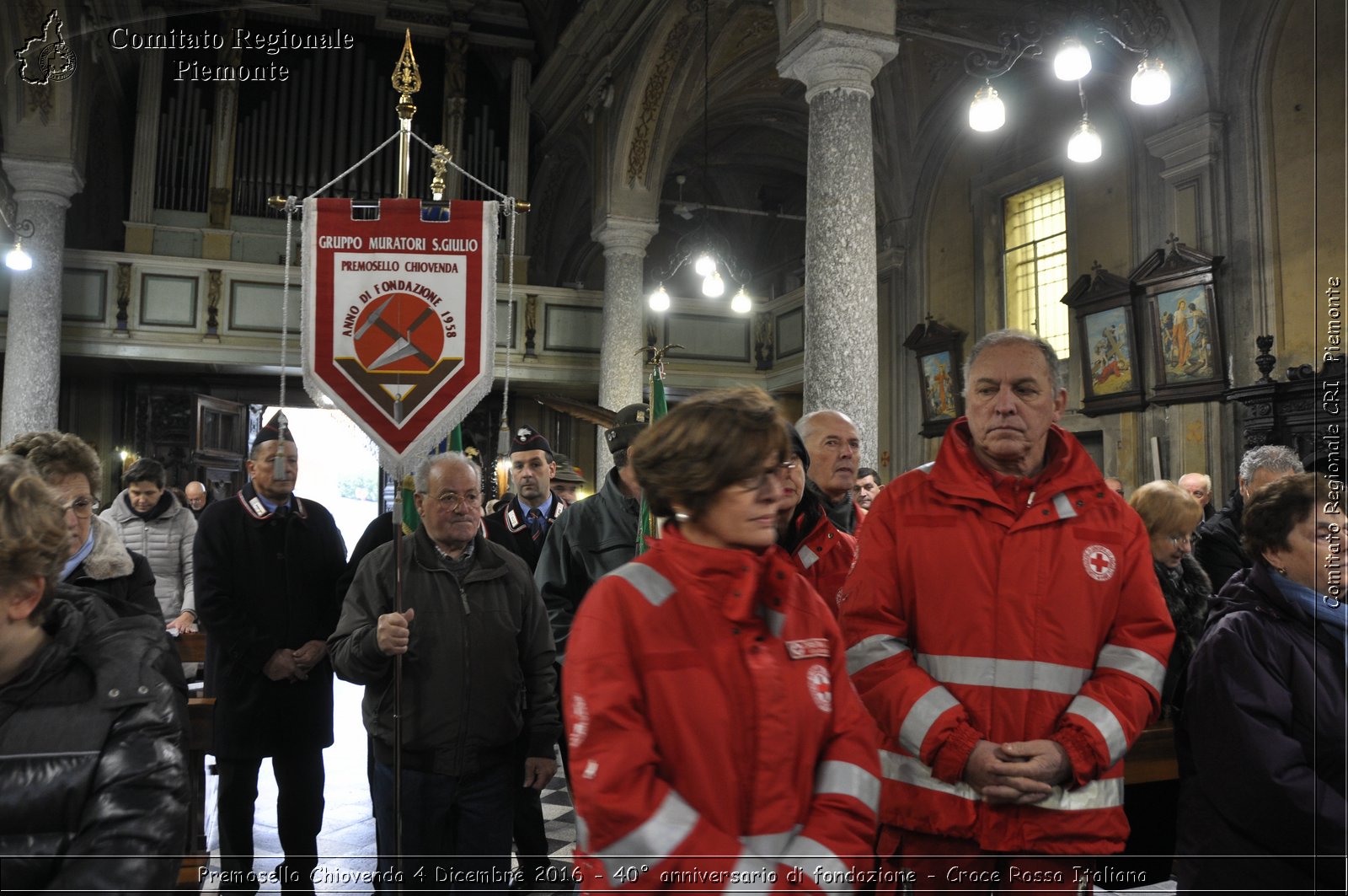 Premosello Chiovenda 4 Dicembre 2016 - 40 anniversario di fondazione - Croce Rossa Italiana- Comitato Regionale del Piemonte