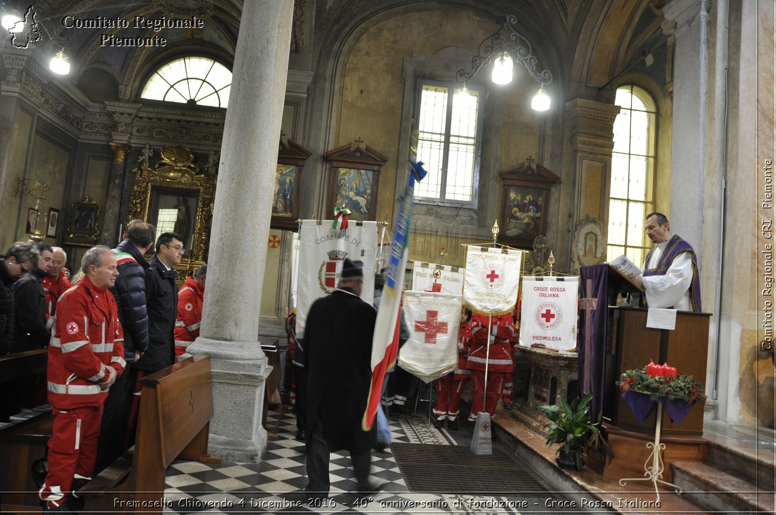 Premosello Chiovenda 4 Dicembre 2016 - 40 anniversario di fondazione - Croce Rossa Italiana- Comitato Regionale del Piemonte