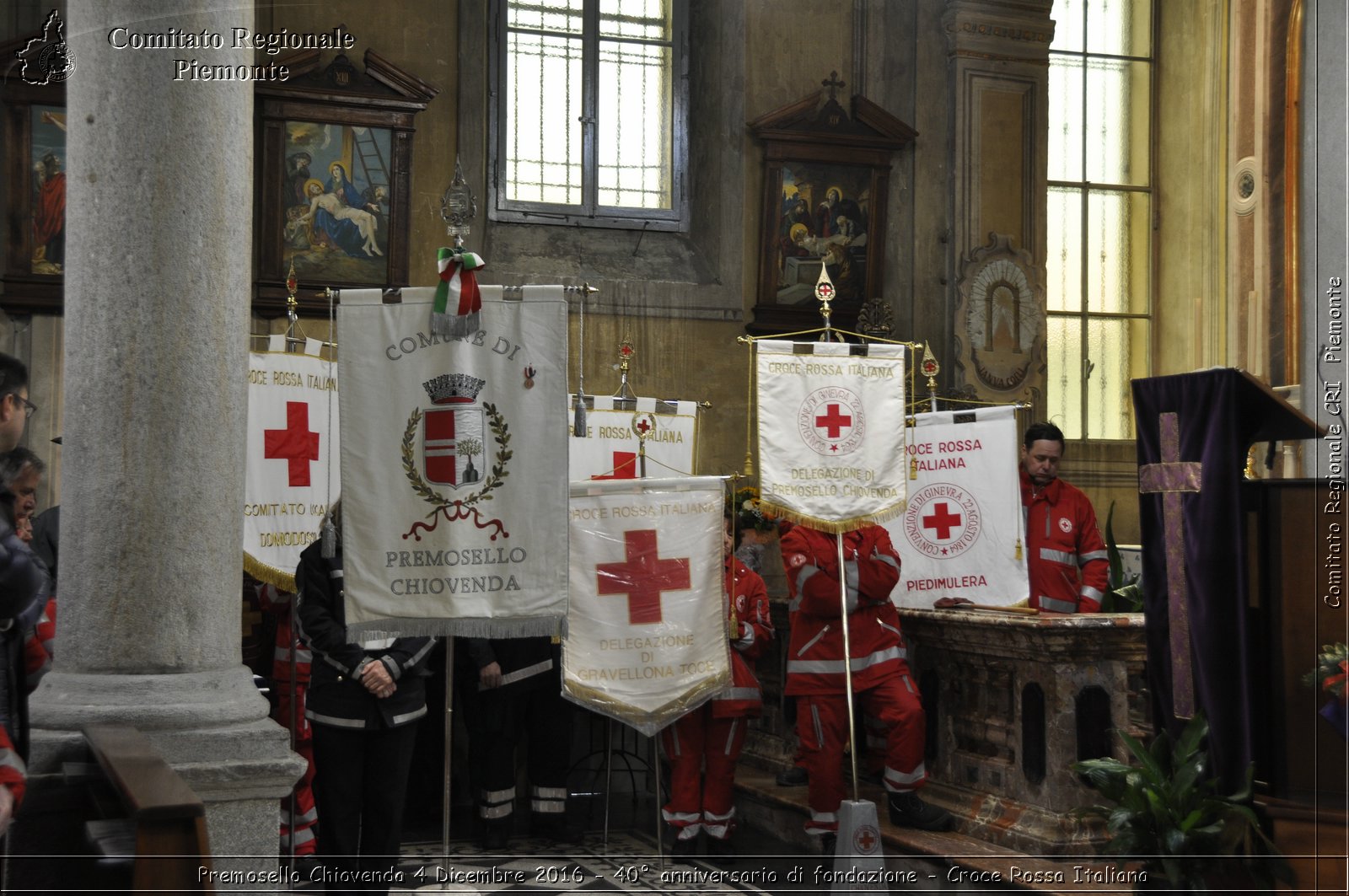 Premosello Chiovenda 4 Dicembre 2016 - 40 anniversario di fondazione - Croce Rossa Italiana- Comitato Regionale del Piemonte