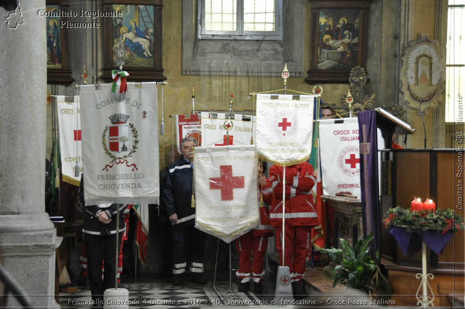 Premosello Chiovenda 4 Dicembre 2016 - 40 anniversario di fondazione - Croce Rossa Italiana- Comitato Regionale del Piemonte