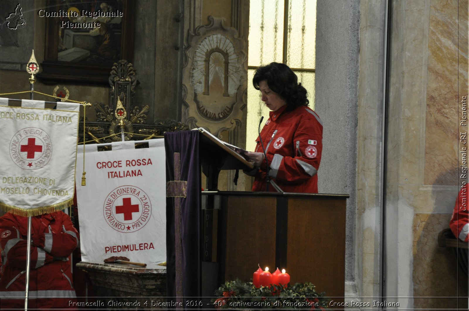 Premosello Chiovenda 4 Dicembre 2016 - 40 anniversario di fondazione - Croce Rossa Italiana- Comitato Regionale del Piemonte