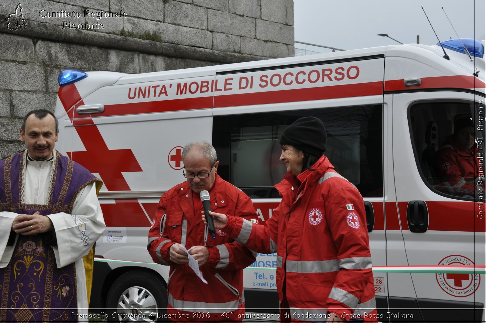 Premosello Chiovenda 4 Dicembre 2016 - 40 anniversario di fondazione - Croce Rossa Italiana- Comitato Regionale del Piemonte