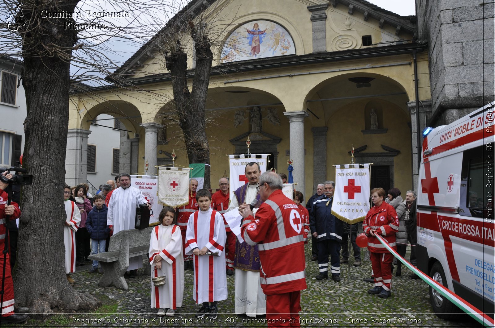 Premosello Chiovenda 4 Dicembre 2016 - 40 anniversario di fondazione - Croce Rossa Italiana- Comitato Regionale del Piemonte