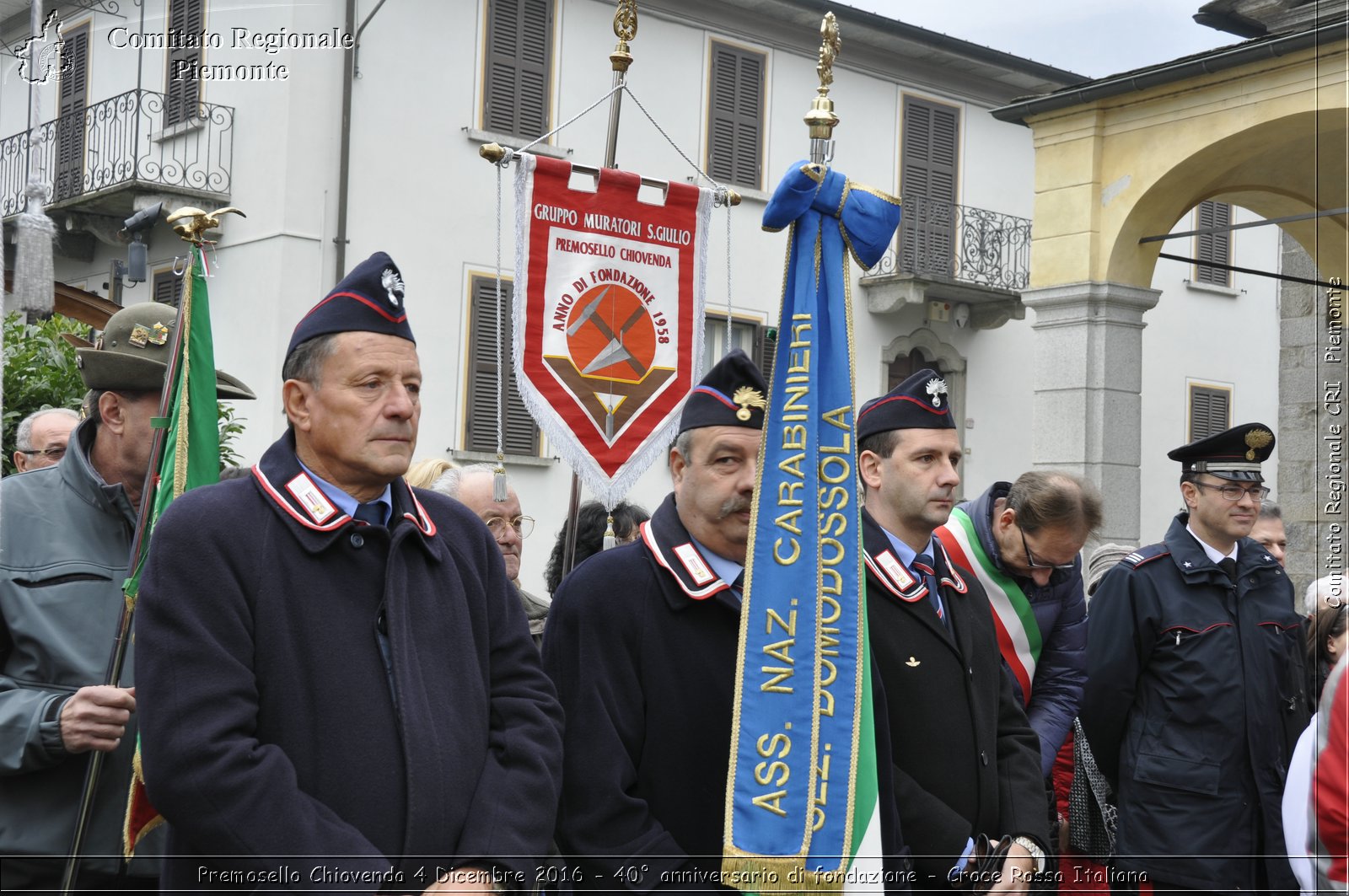 Premosello Chiovenda 4 Dicembre 2016 - 40 anniversario di fondazione - Croce Rossa Italiana- Comitato Regionale del Piemonte