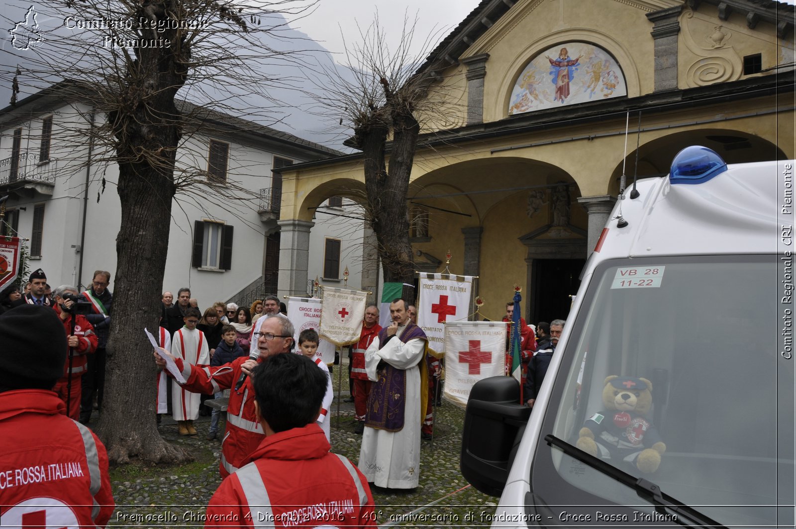 Premosello Chiovenda 4 Dicembre 2016 - 40 anniversario di fondazione - Croce Rossa Italiana- Comitato Regionale del Piemonte