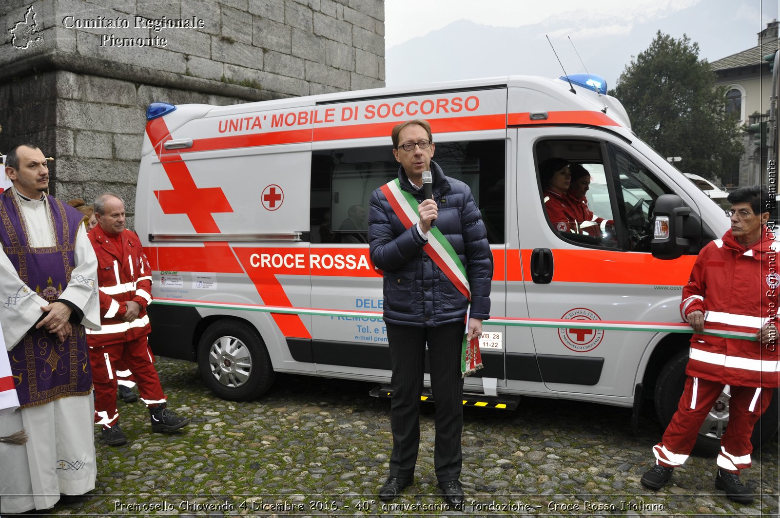 Premosello Chiovenda 4 Dicembre 2016 - 40 anniversario di fondazione - Croce Rossa Italiana- Comitato Regionale del Piemonte